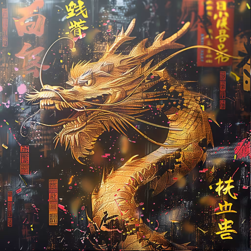The golden dragon