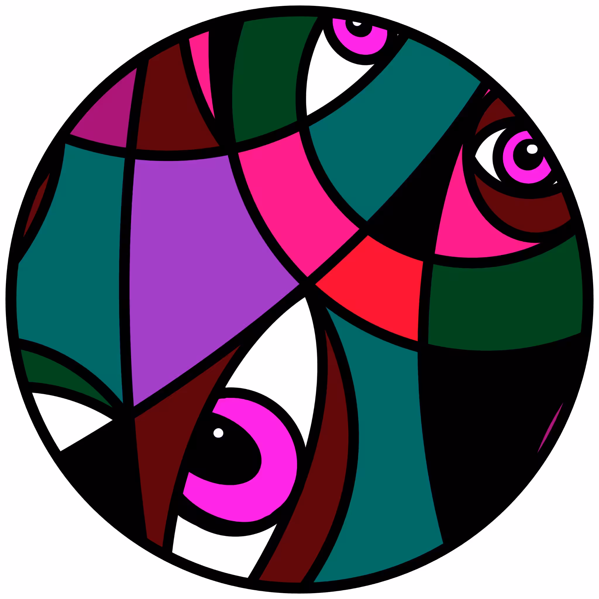 Cubist Circle 13
