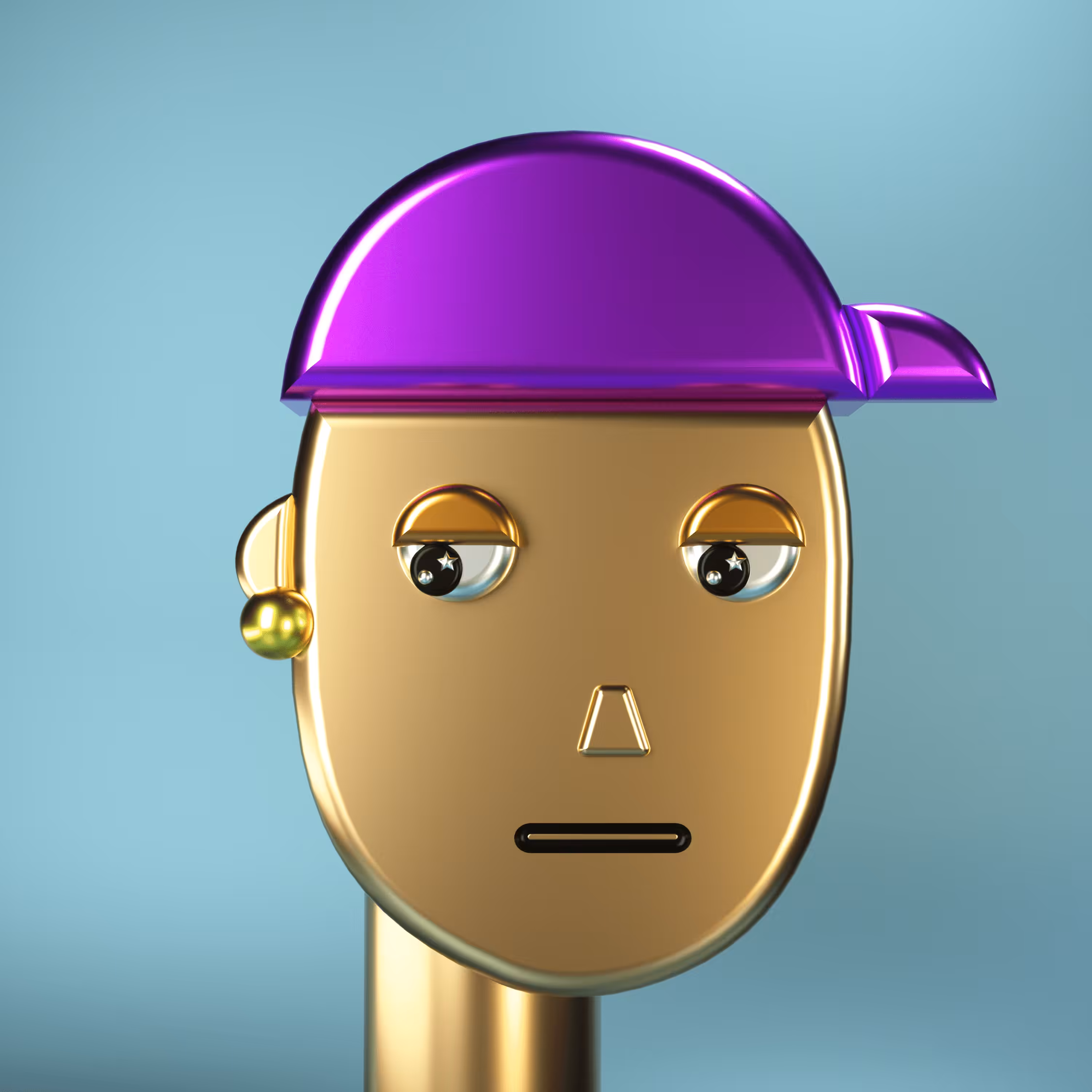 3D Chrome Punk #0228