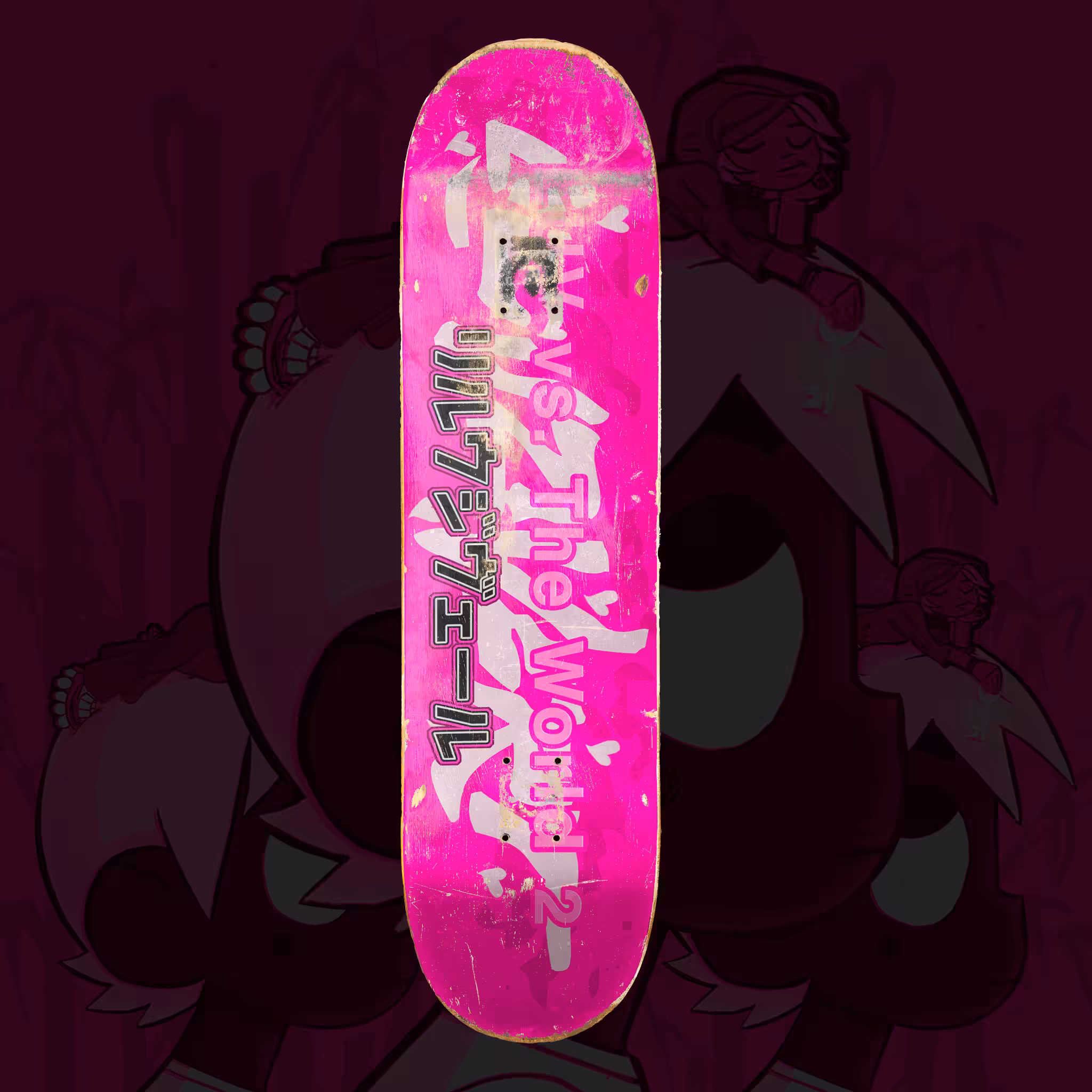 LUV vs. The World "SKATE DECK"