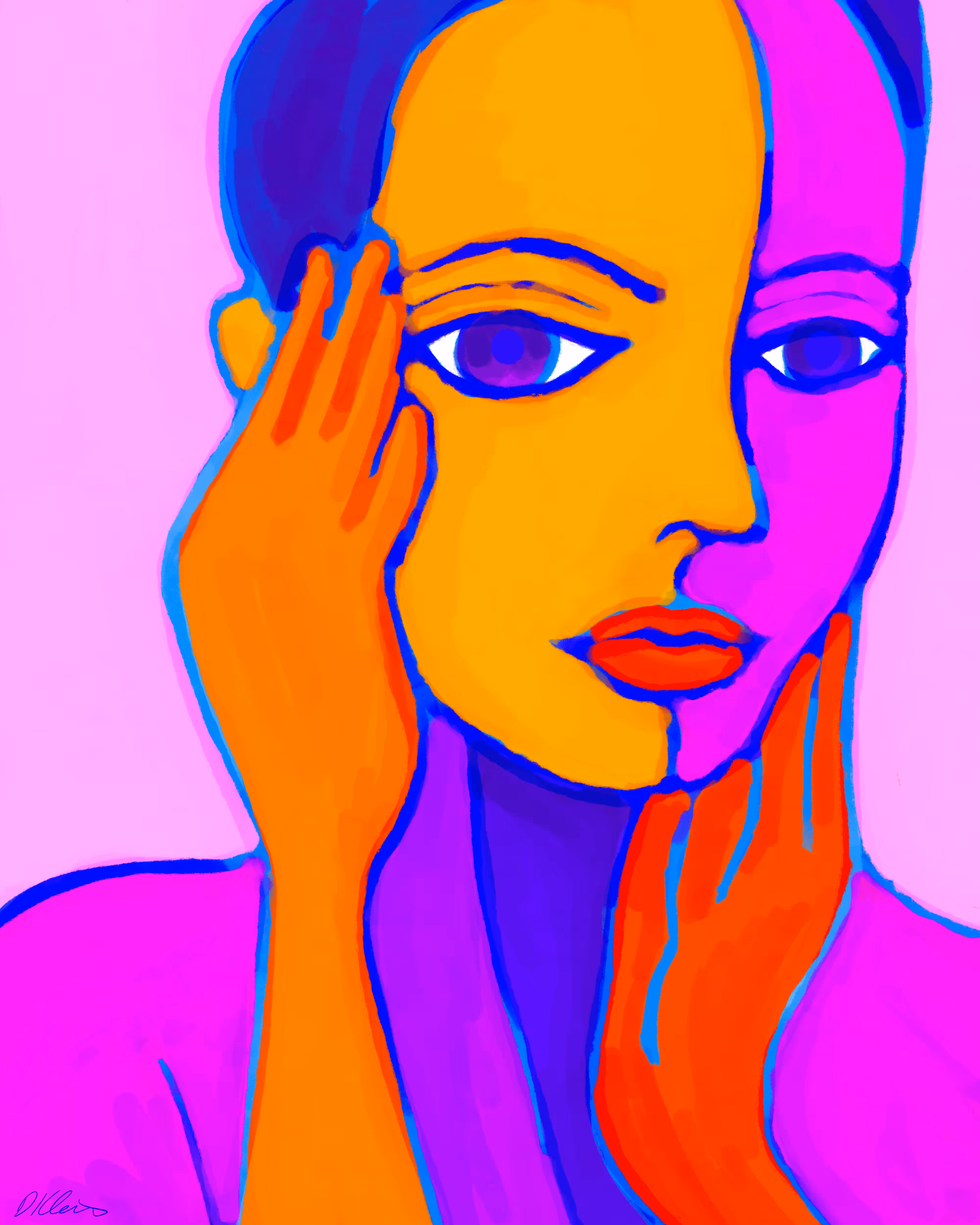 Portrait in colors 