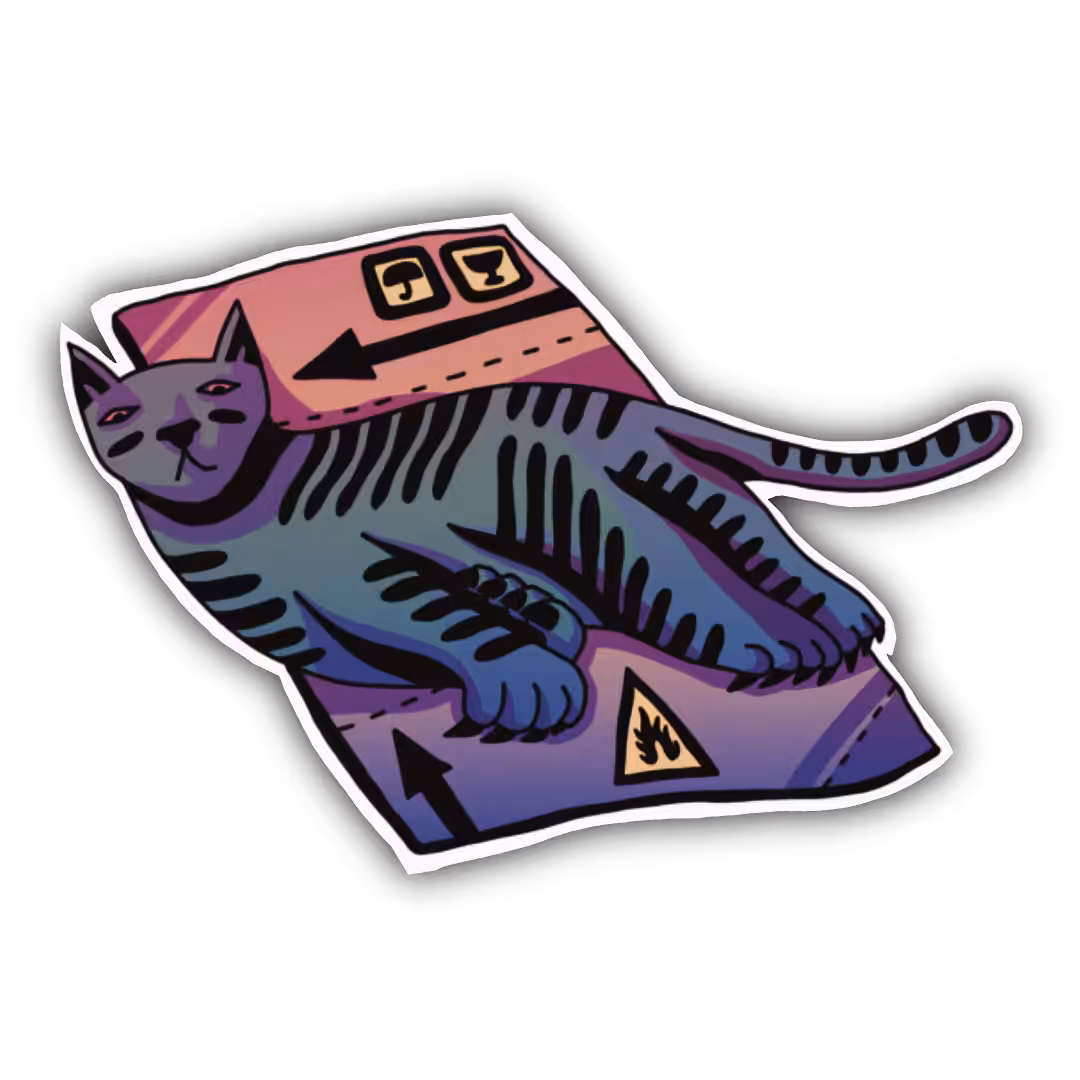 tired kitty