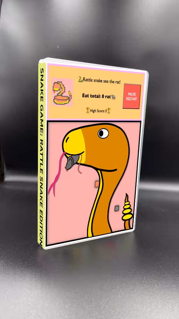 Snake Game: Rattle snake edition
