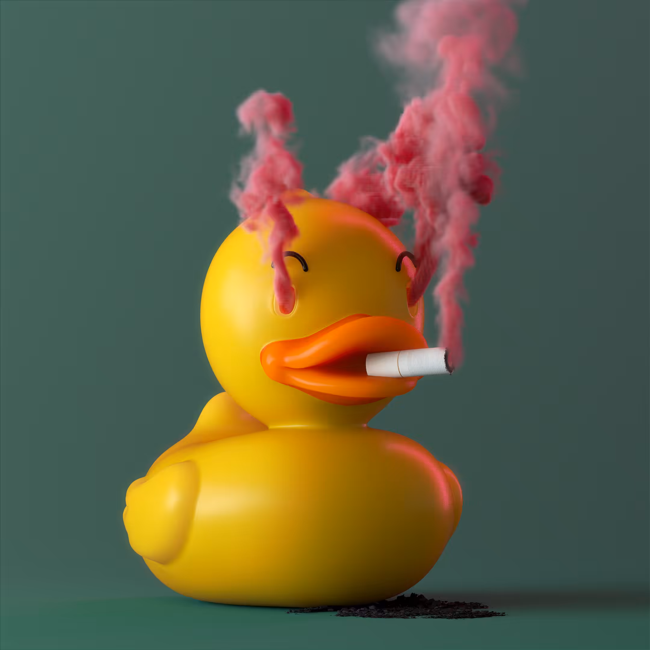 Smokeful Bath Duck