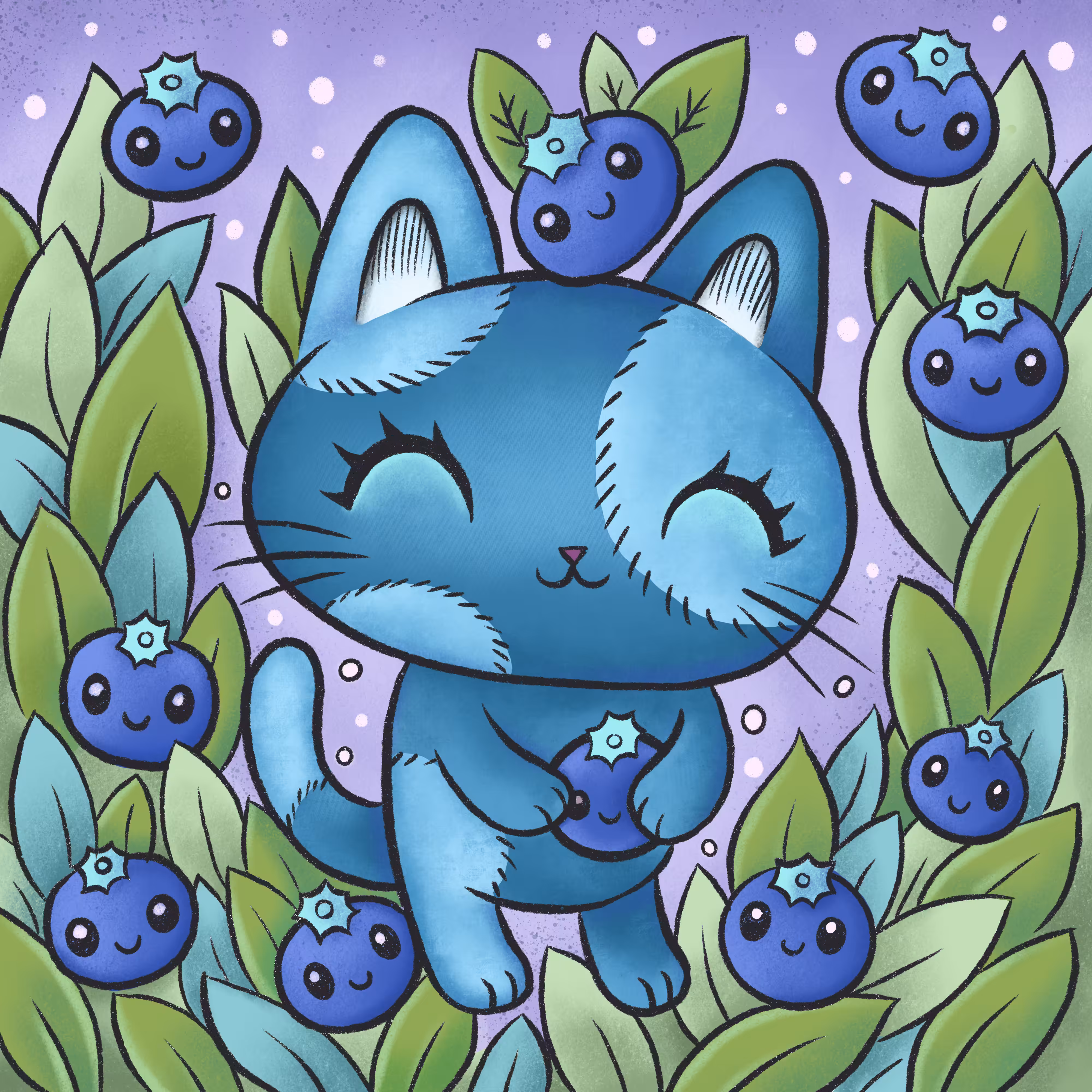 Blueberry Neko 003
