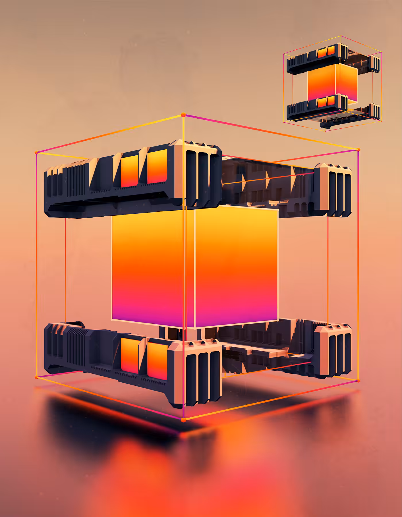 CUBE HOLDER-S1200