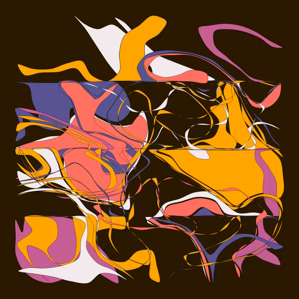 Geometric colorful shapes 3 #9