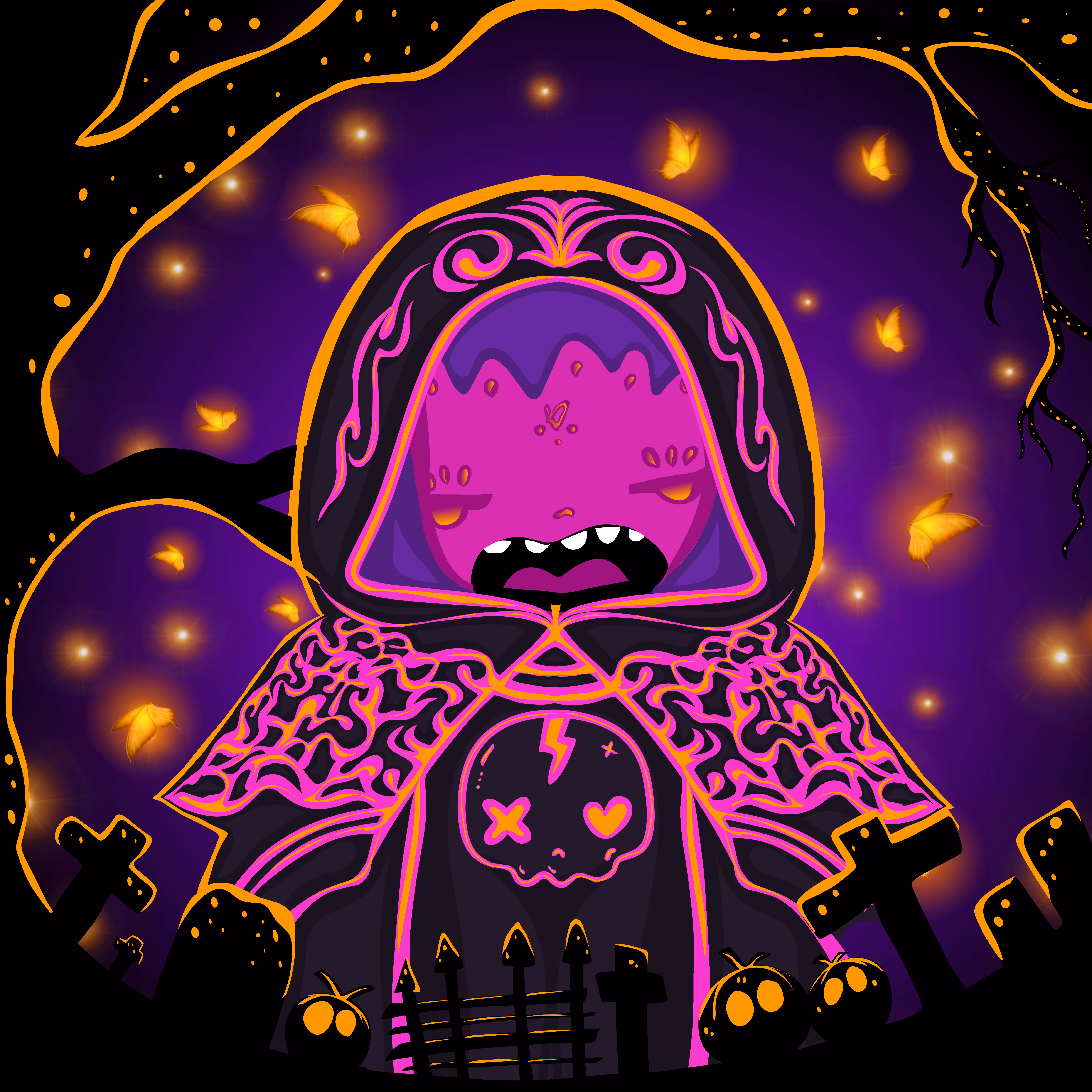 Queen Of Dark 2022 Living Artist x Kiku's World by Sabet