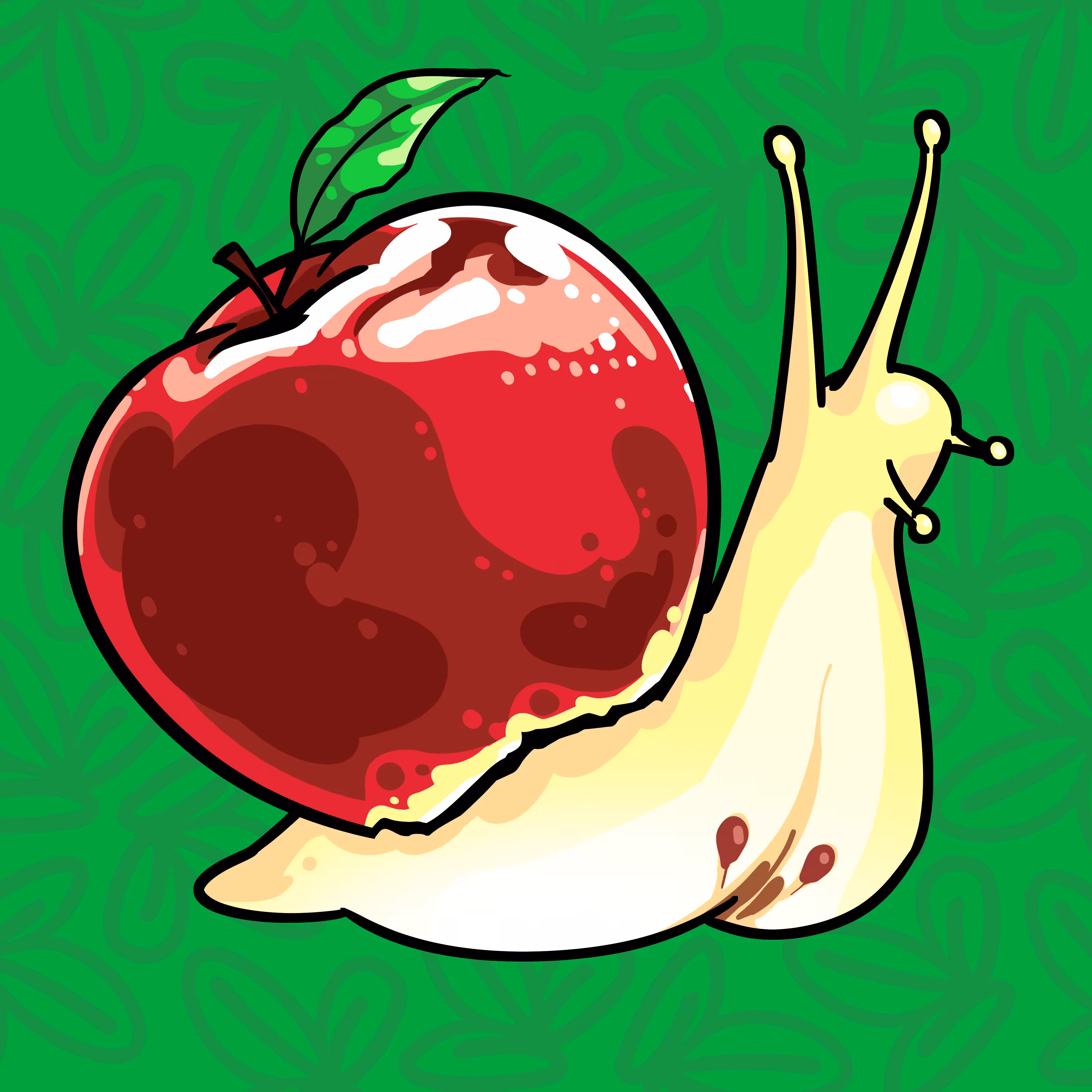 Snail1002 Red Apple
