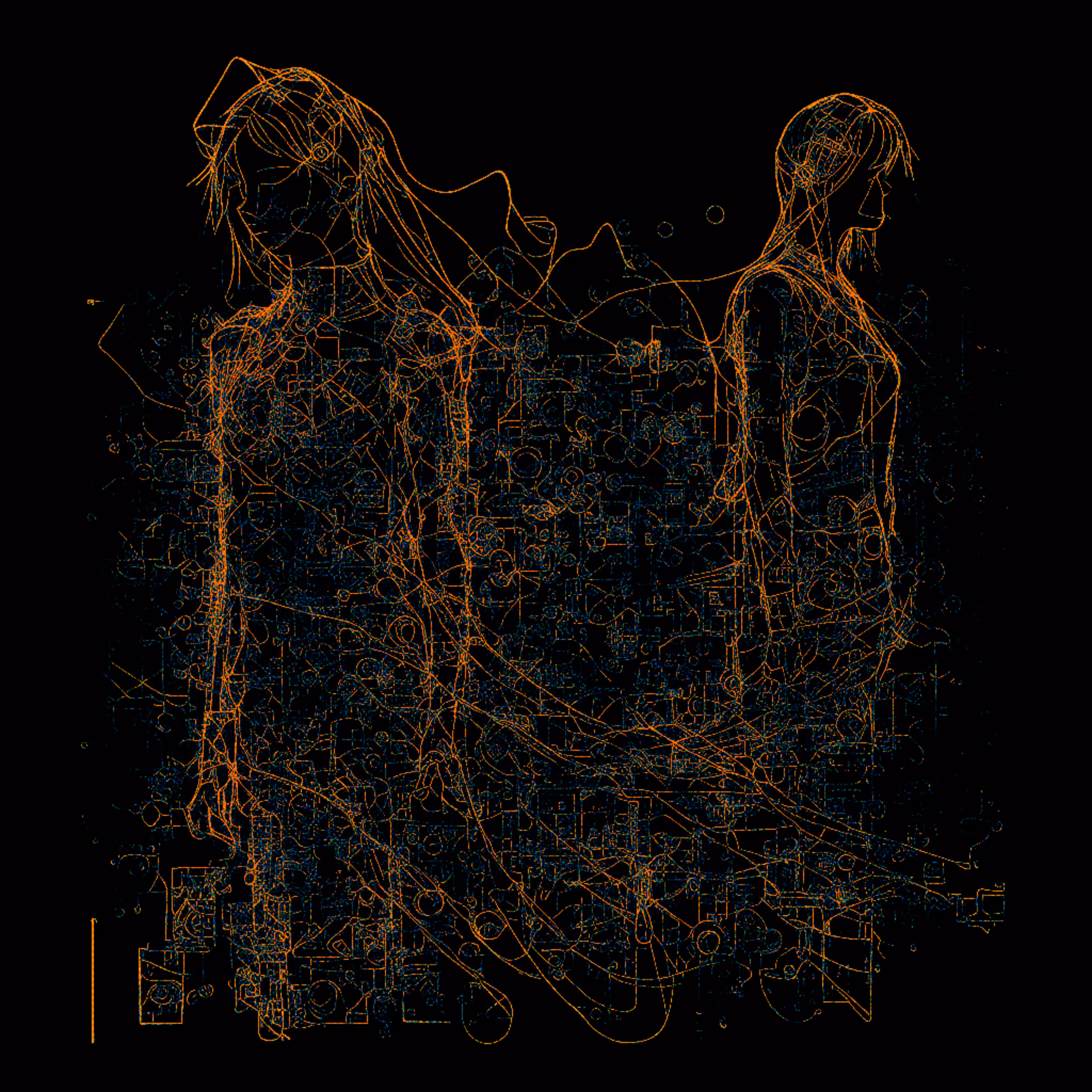Diagram for Two Ghosts