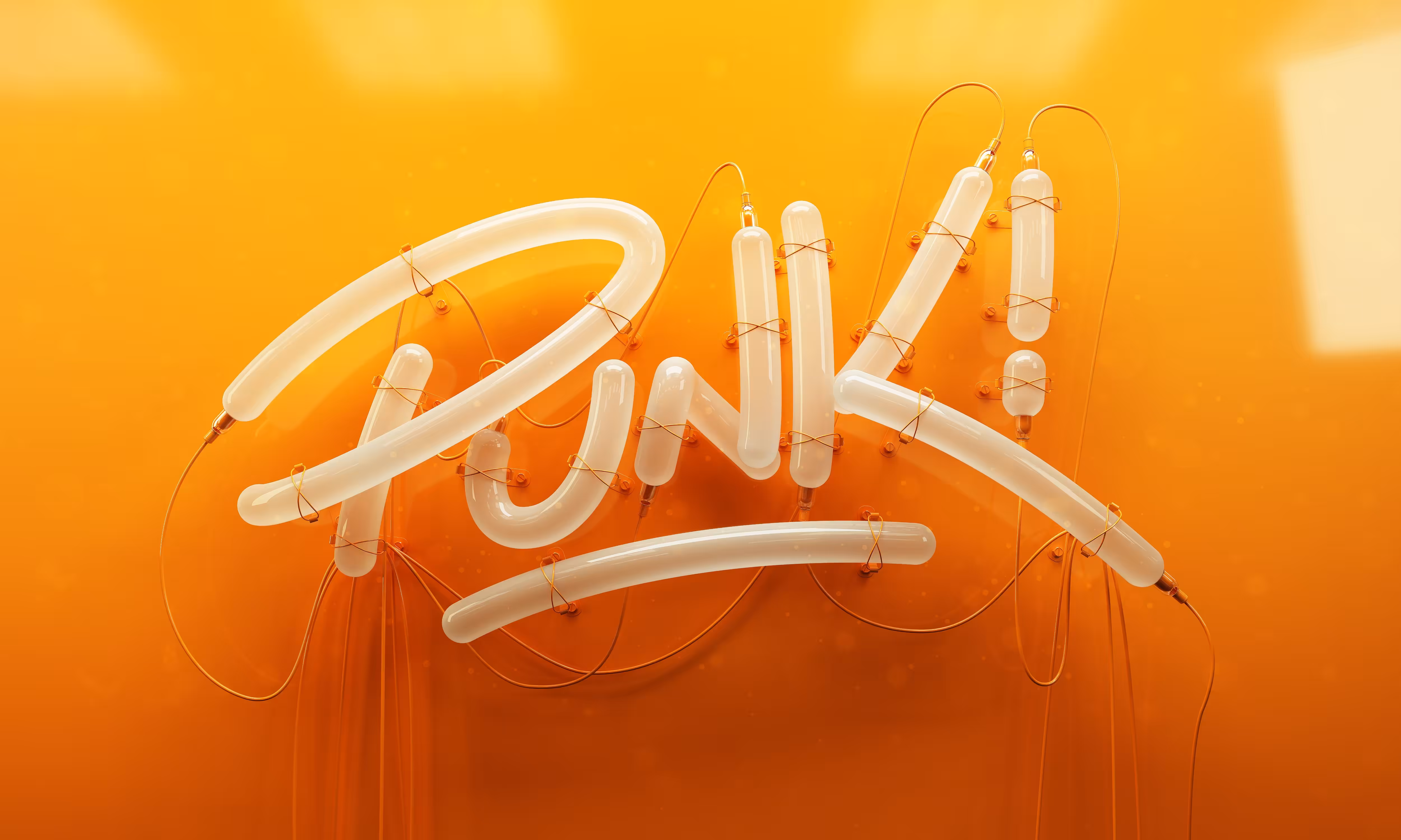 Neon Punk Lettering