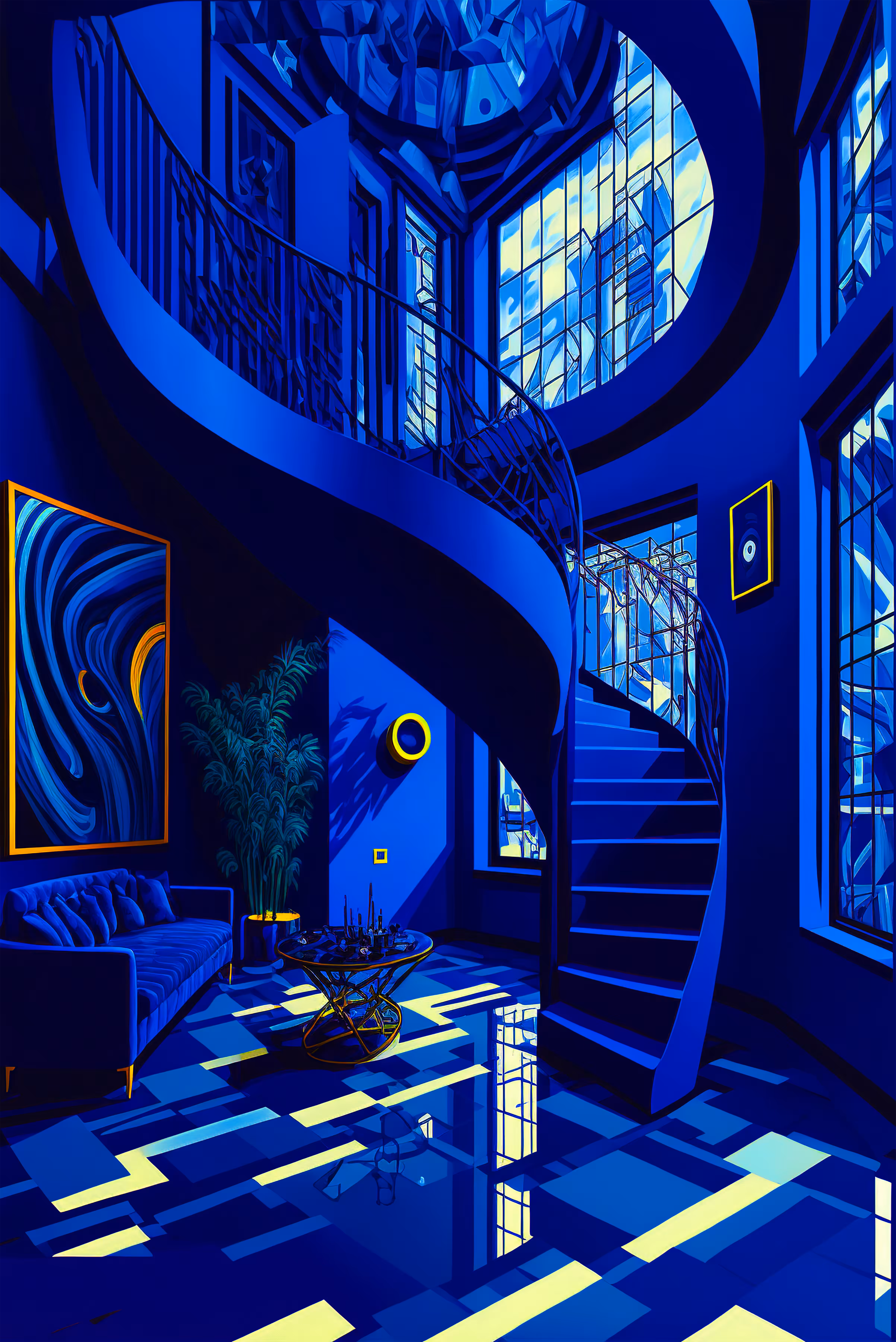BLUE