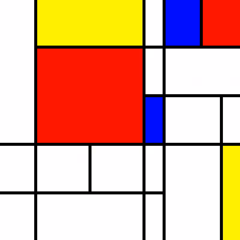 compositioninredblueandyellow.art, (NFT) #137