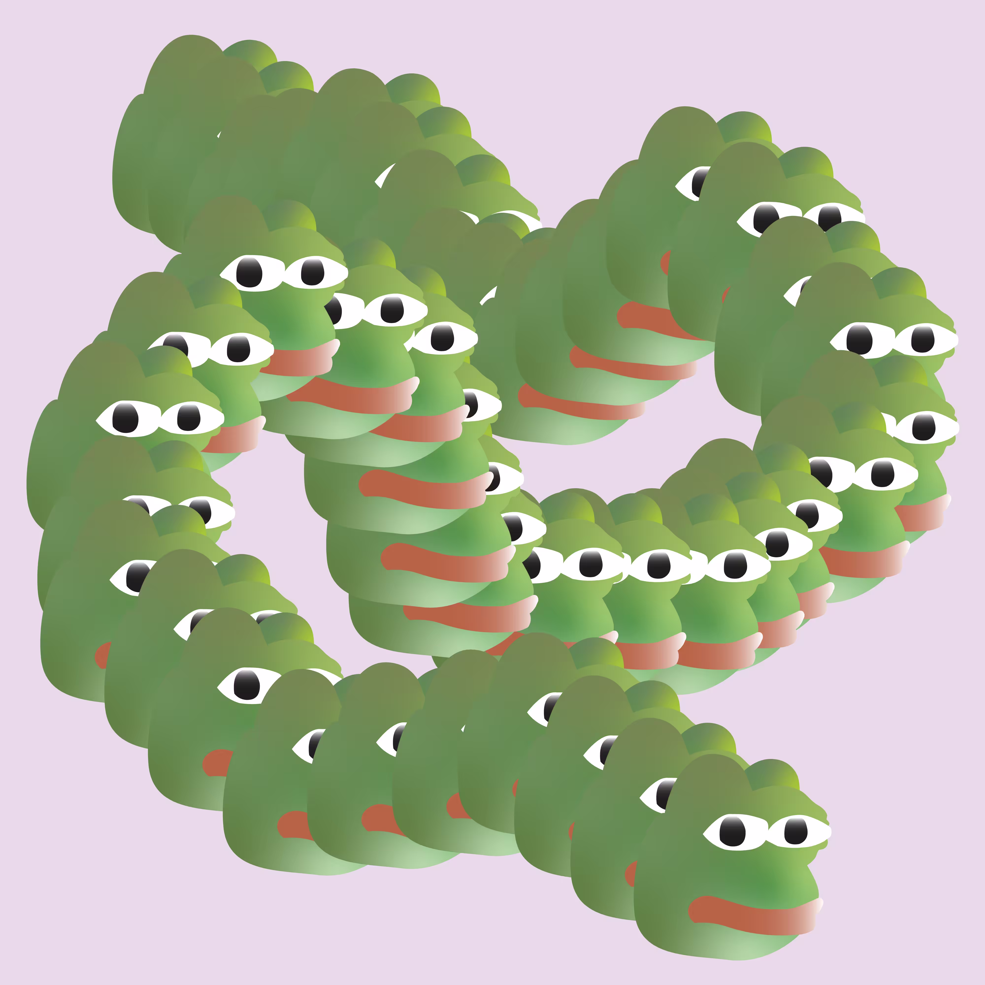 Pepe in a row