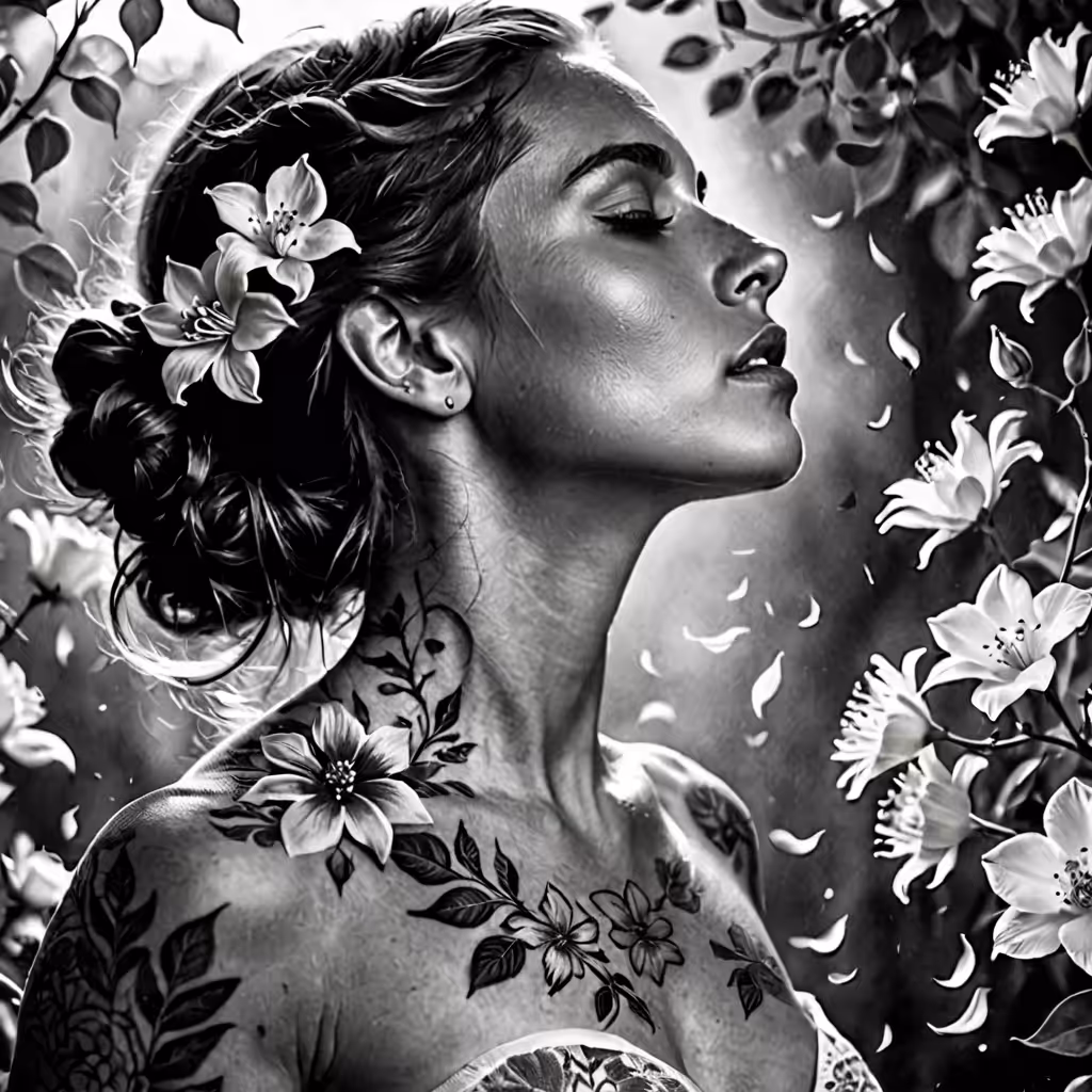 Hybrid Aesthetics: Whispers of Petals