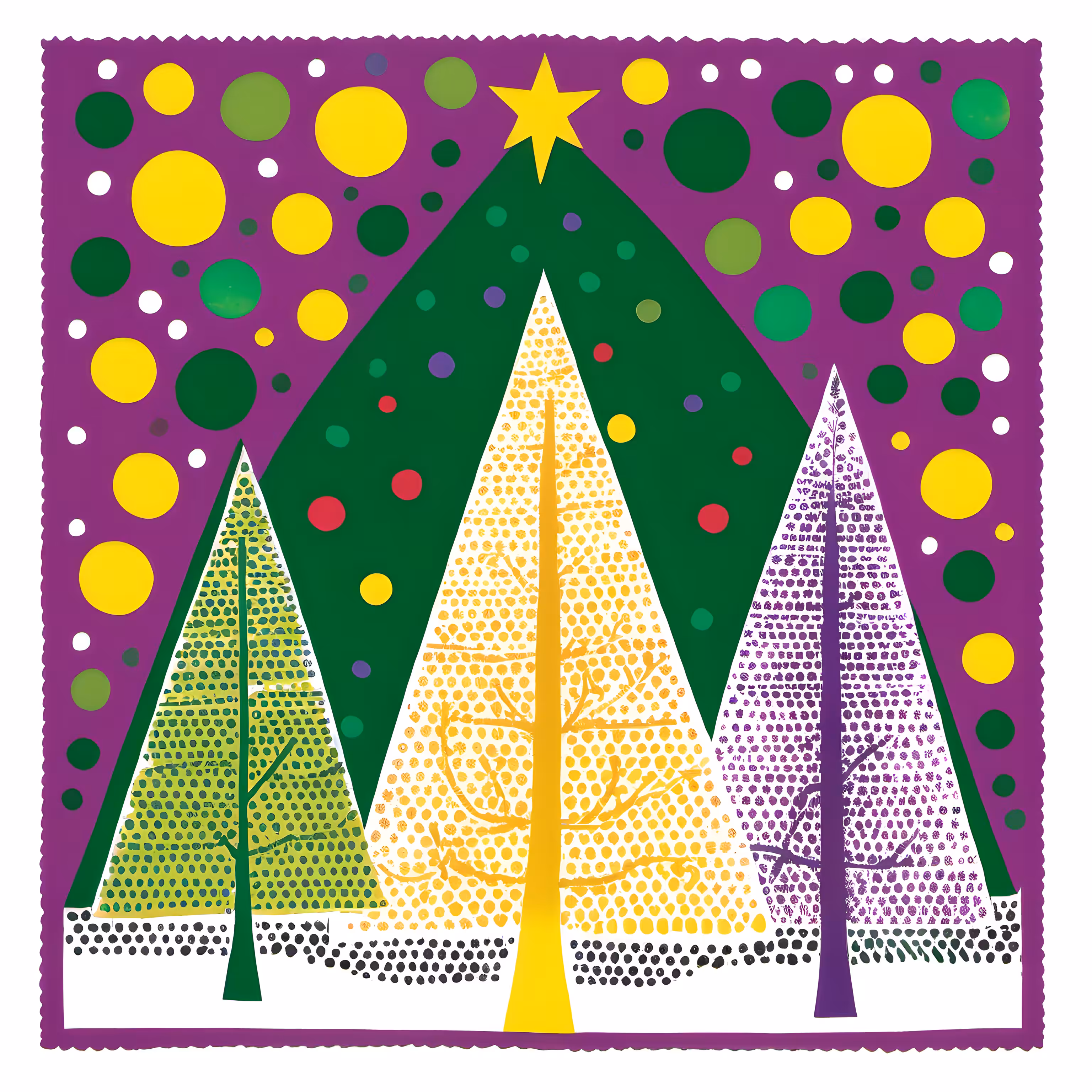 Riso Festive Trees #11