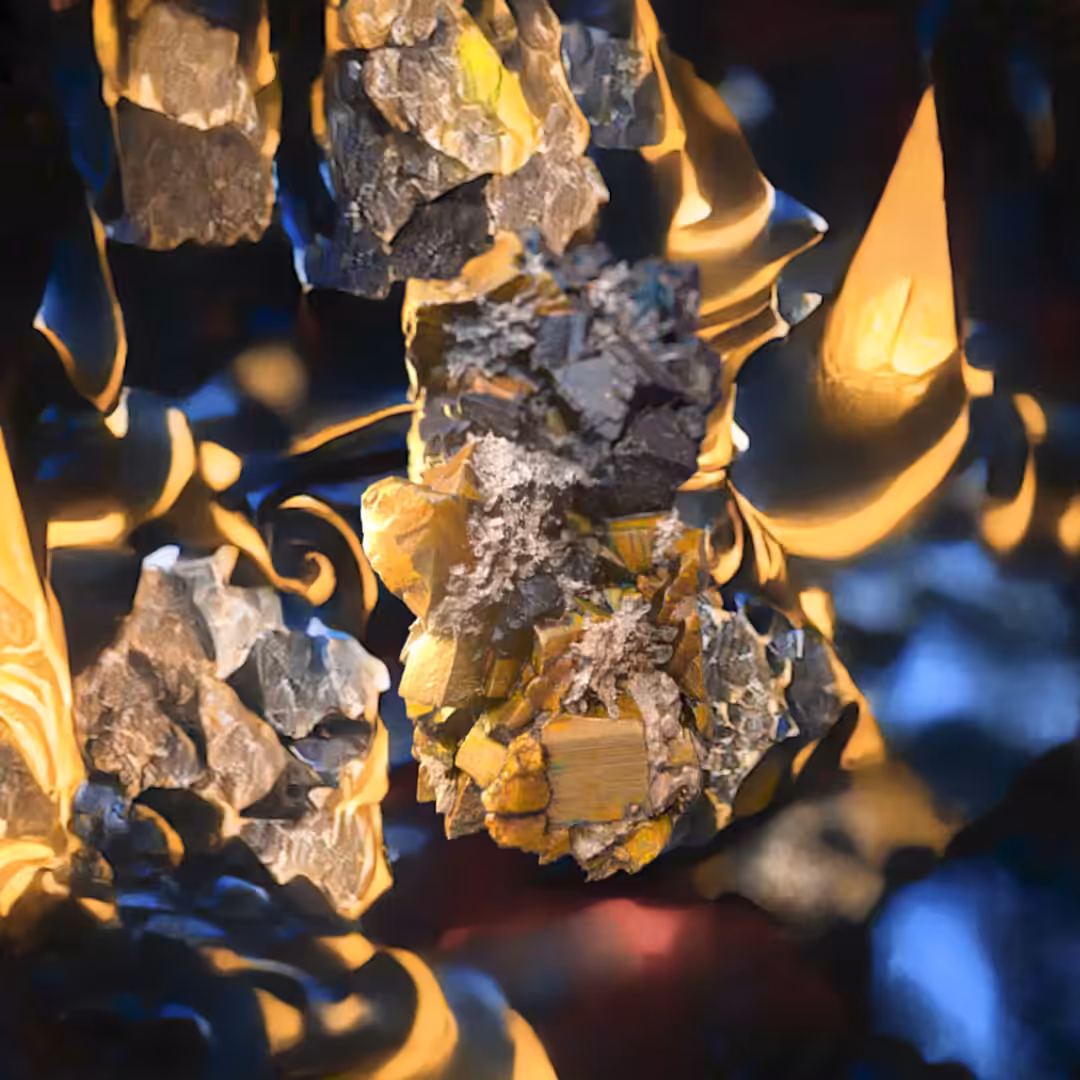 Abstract Intelligent Nature Loop - Fools Gold - rand225 - 1080x1080