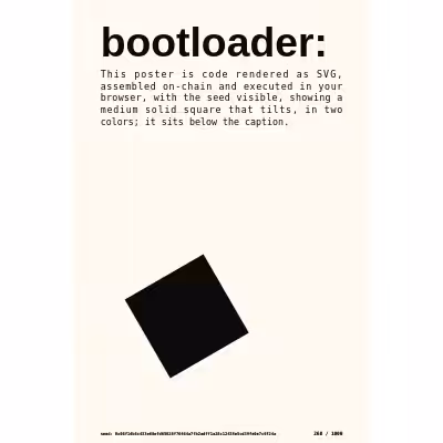 bootloader: selfie #268
