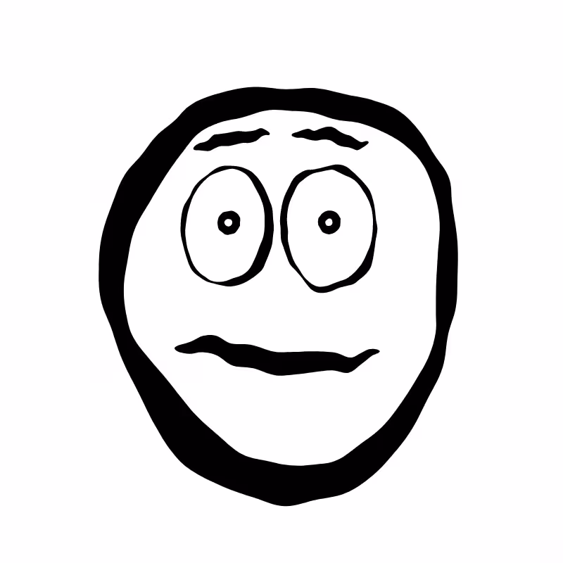 Ink Face Sketch #11