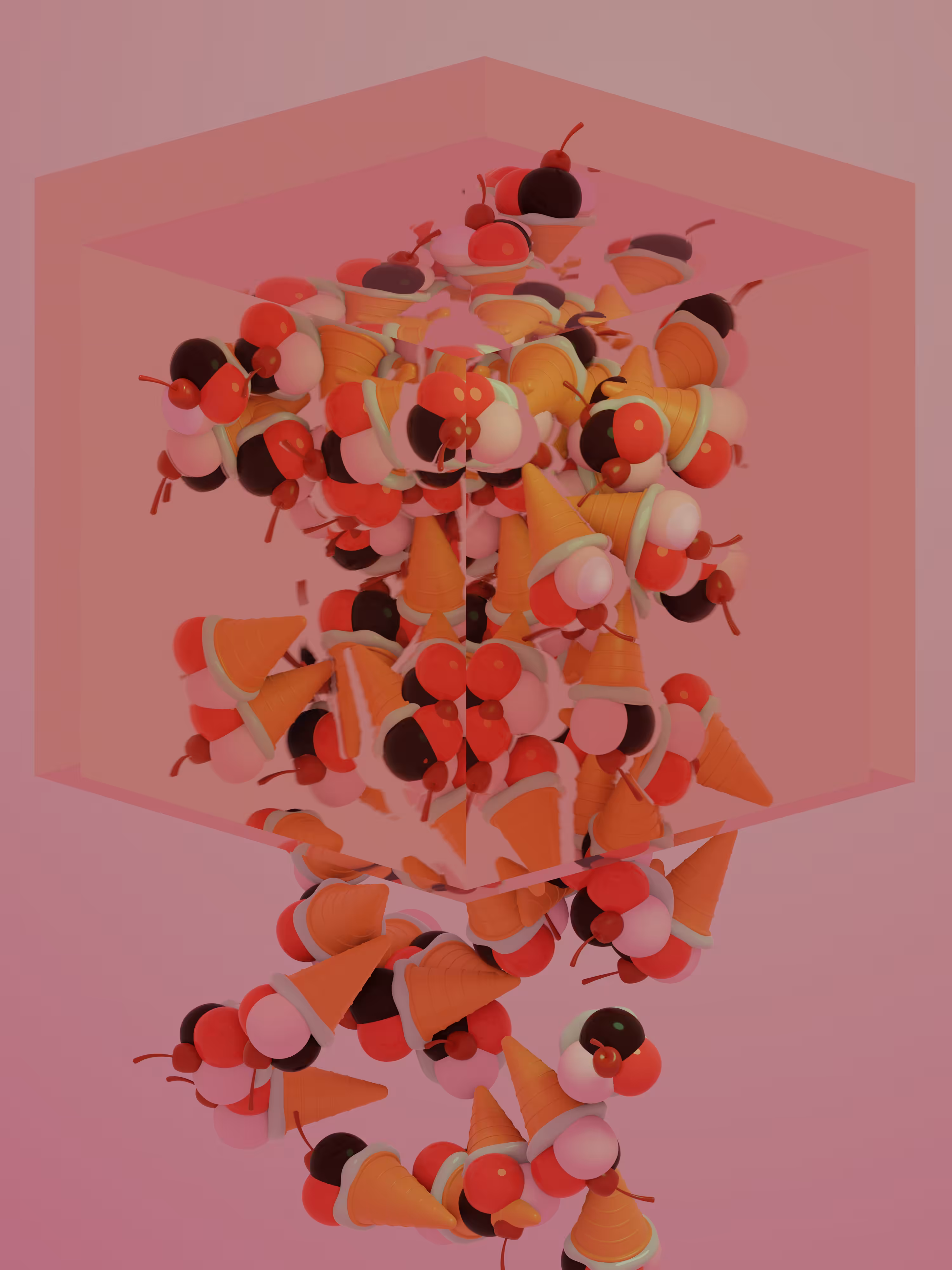 THE MAGICAL GLASS : ICE CREAMS