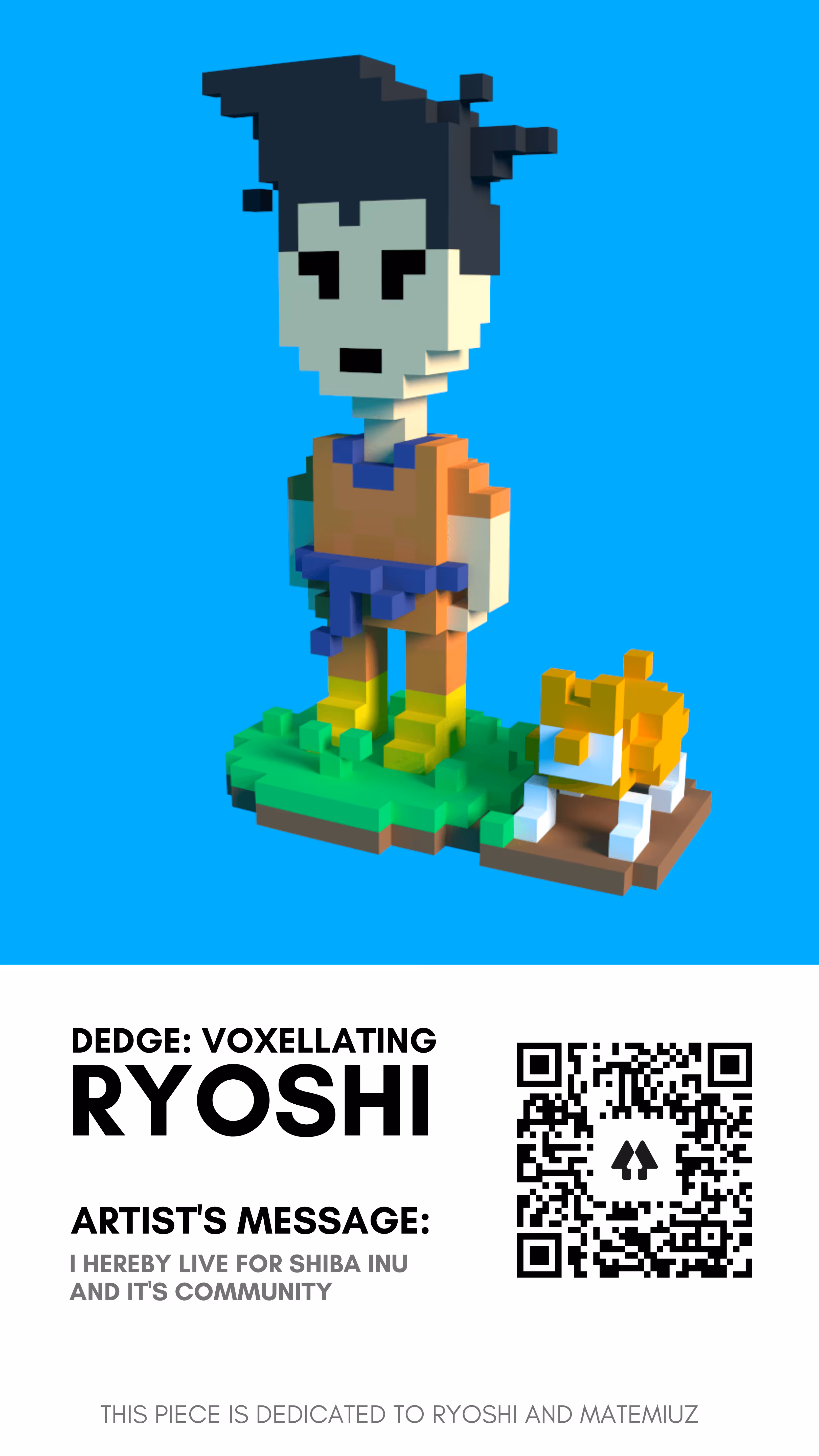 VOXELLATING: RYOSHI (SHIBA INU)