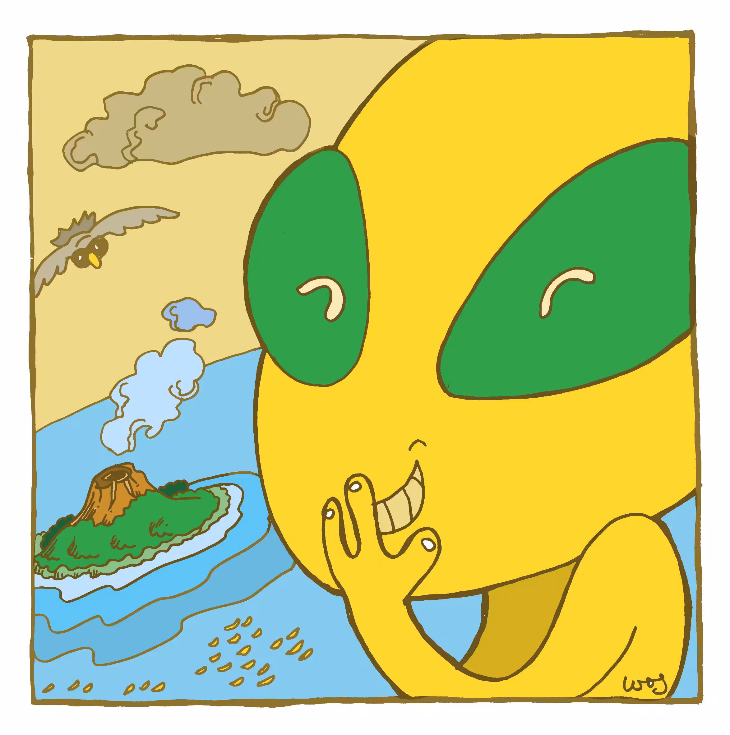 Greeting from Nyiur Island-Animalien Series