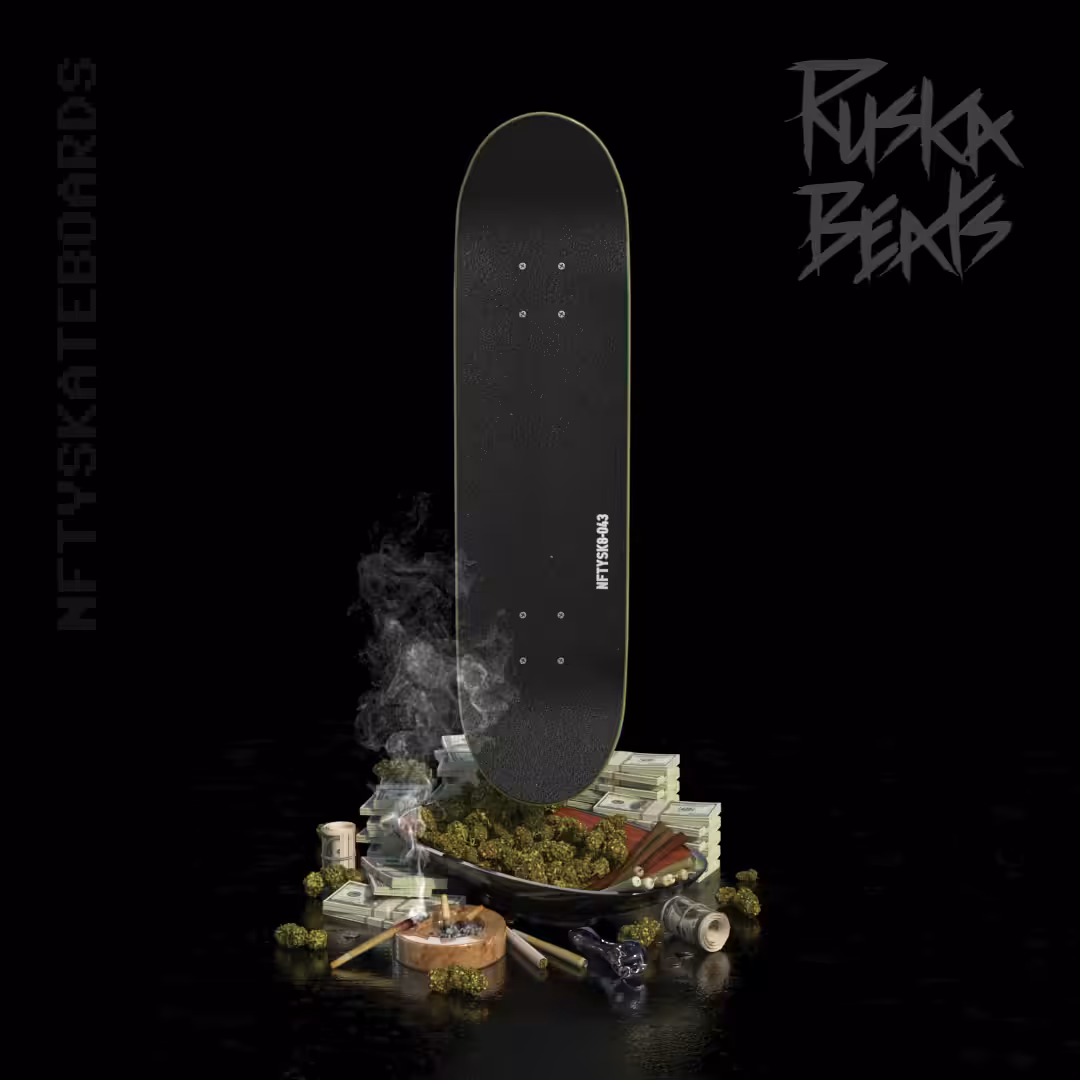 nftyskateboards NFT#043 - Ruska Beats "Skate Gang Records LA"