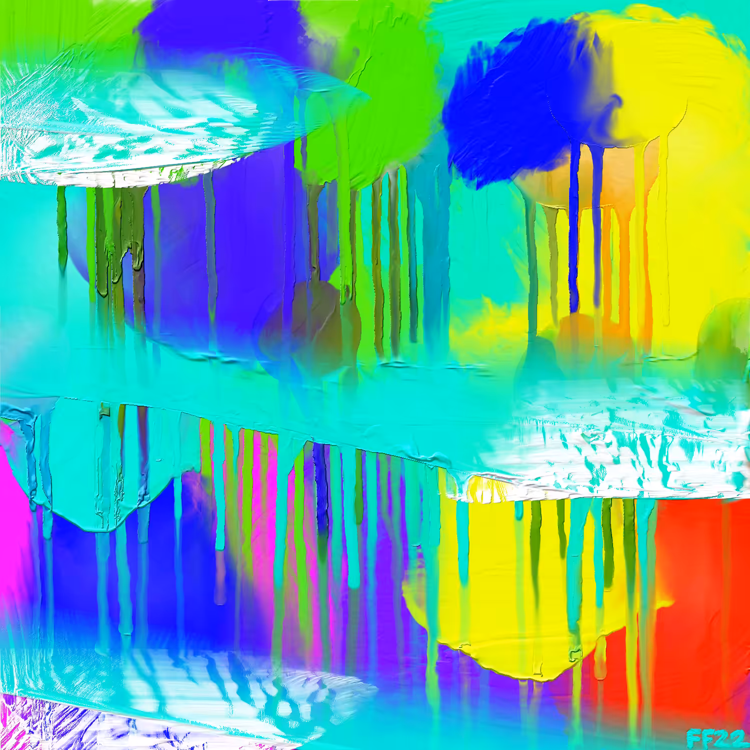 The Lloyds Collection: Abstract Splatter #17