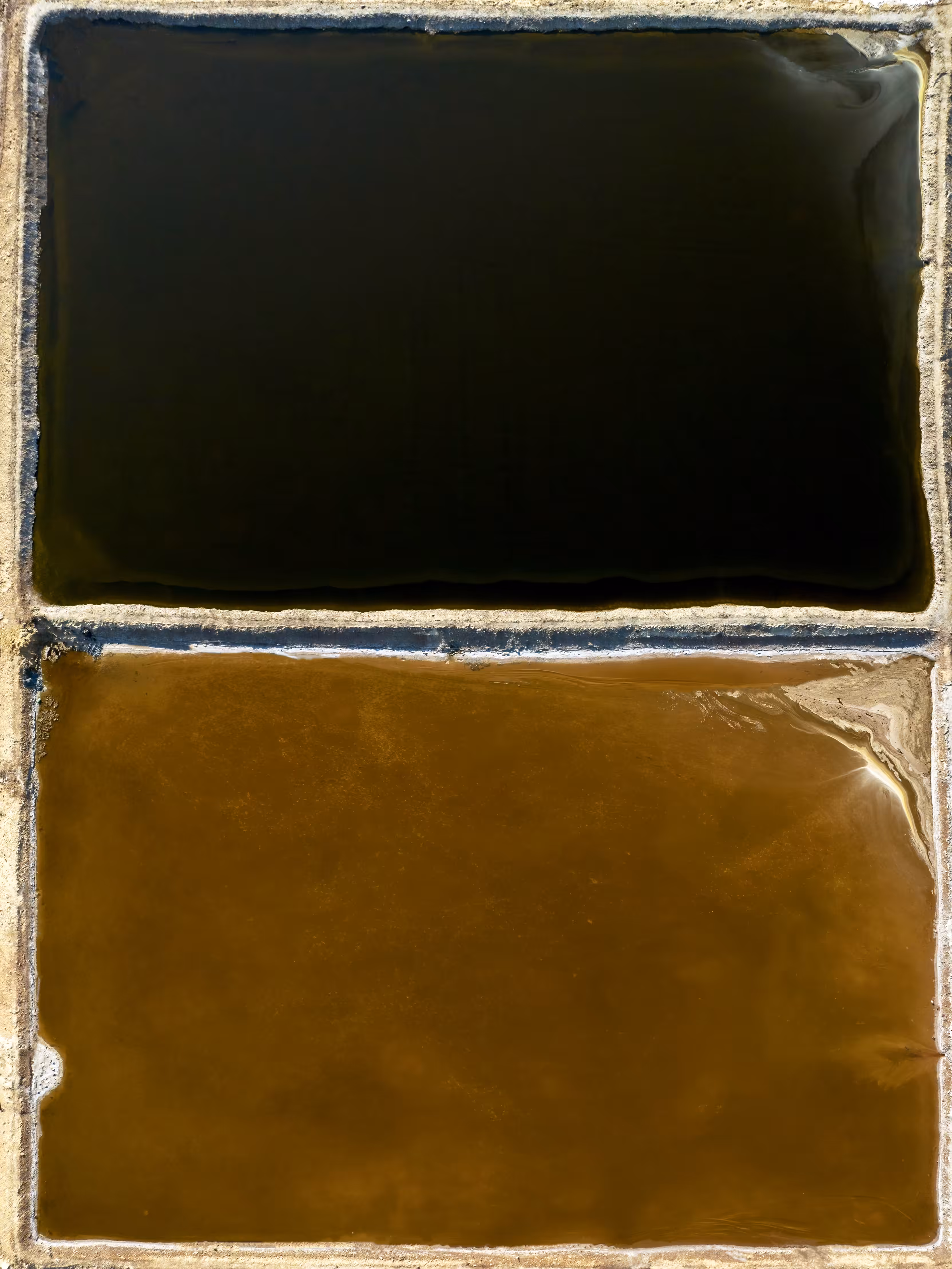No. 1 (Black on Brown)