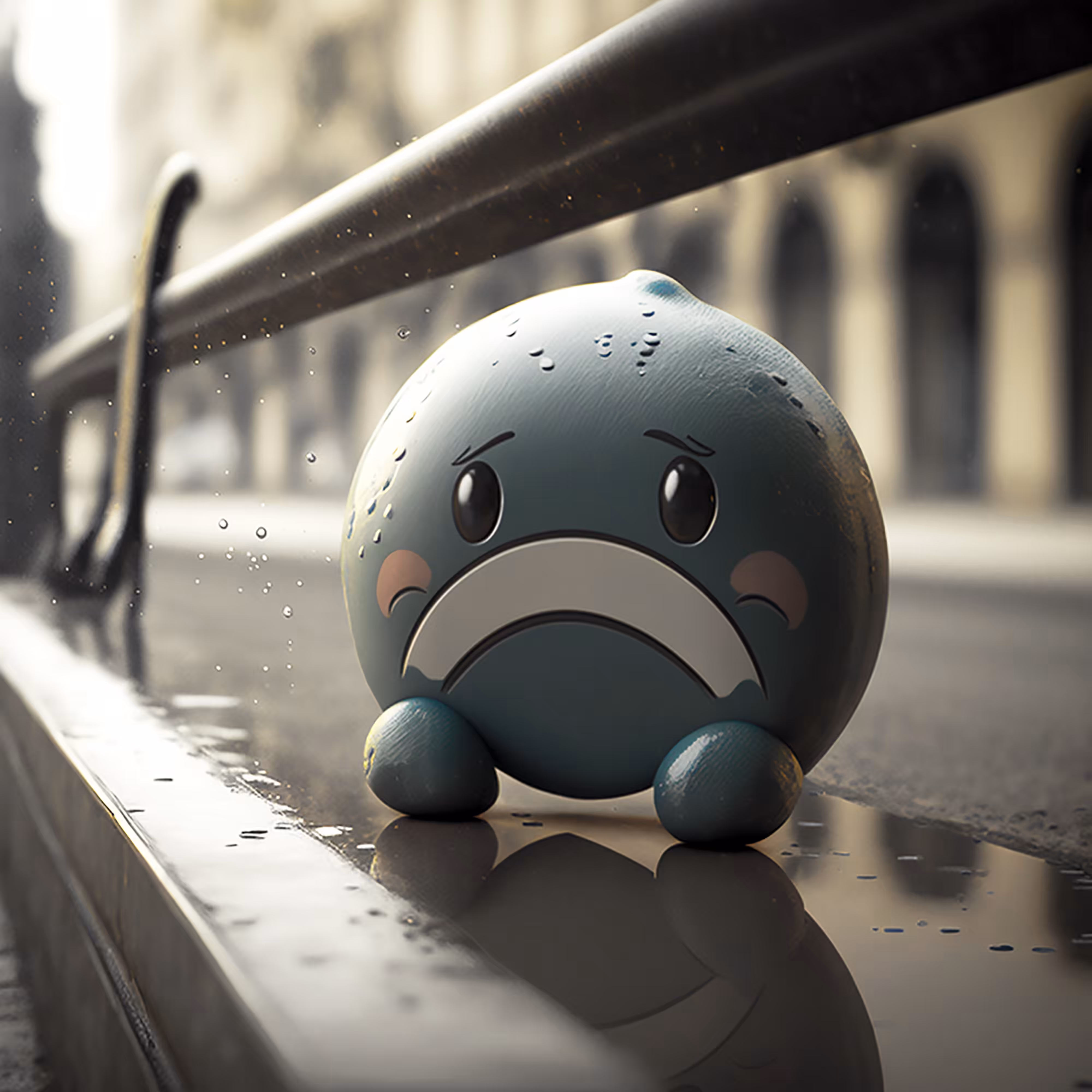 Emoji in Life #7: Sad Moustache Blanco
