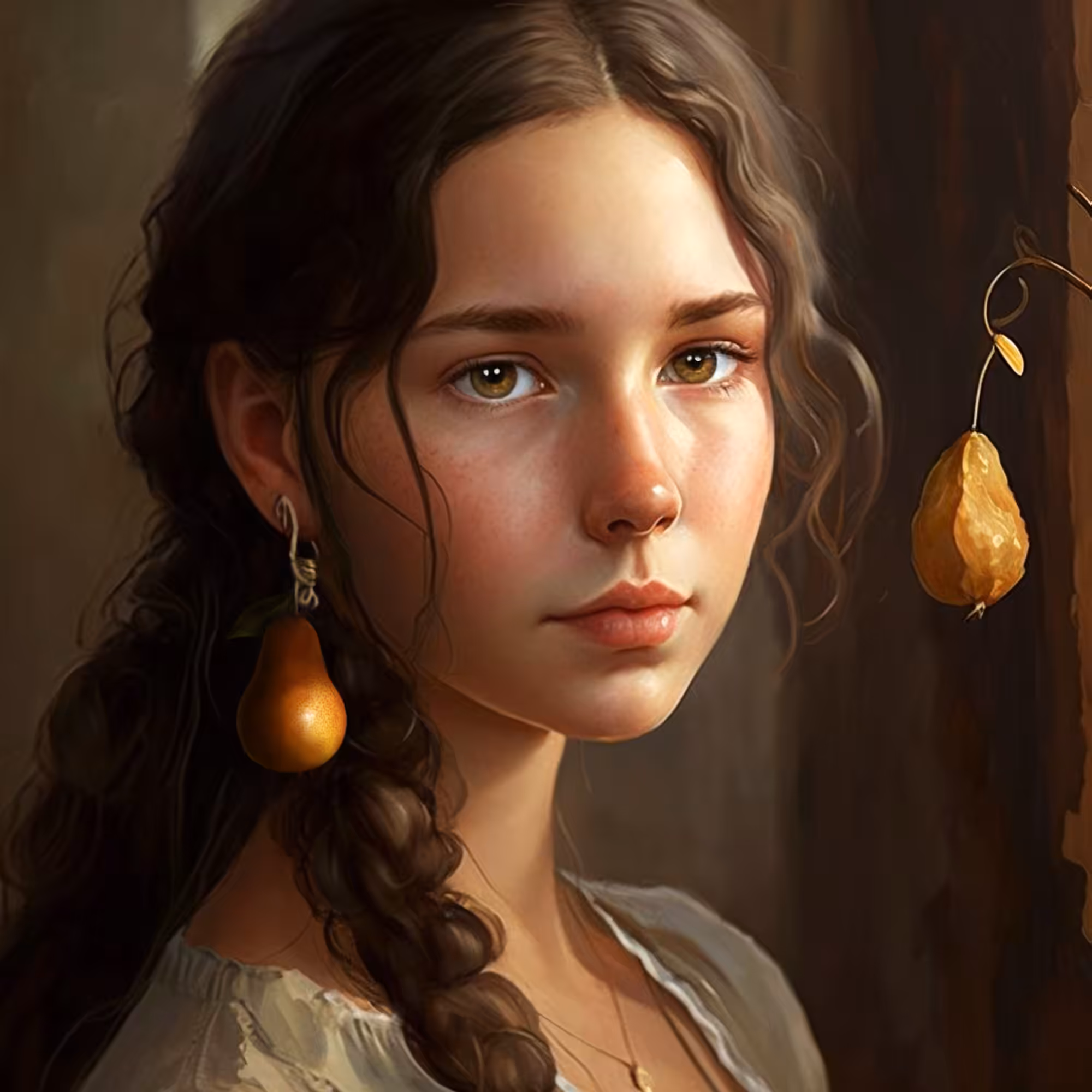 Girl with an earring #003