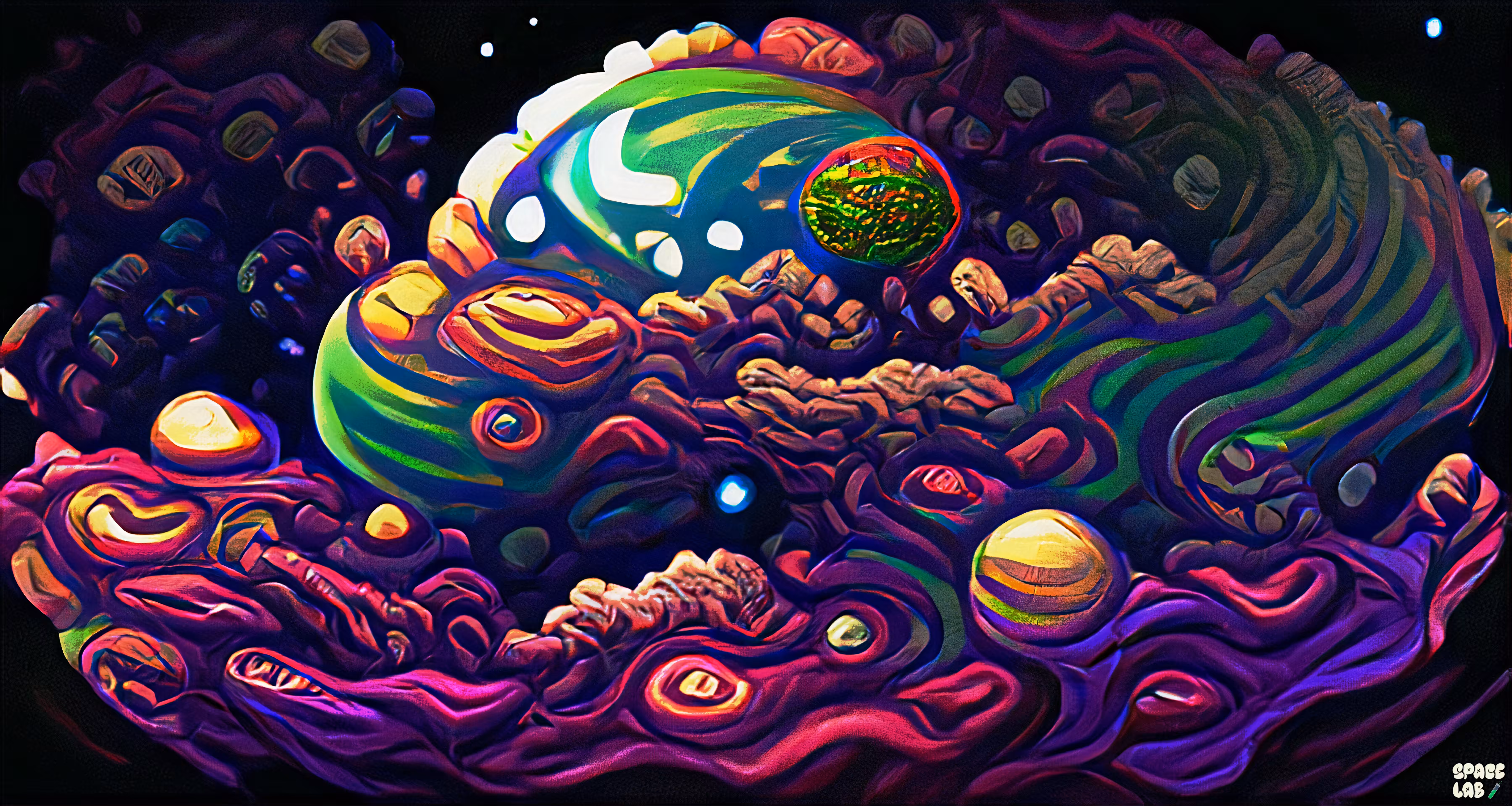 Galaxy of a Lost Planet