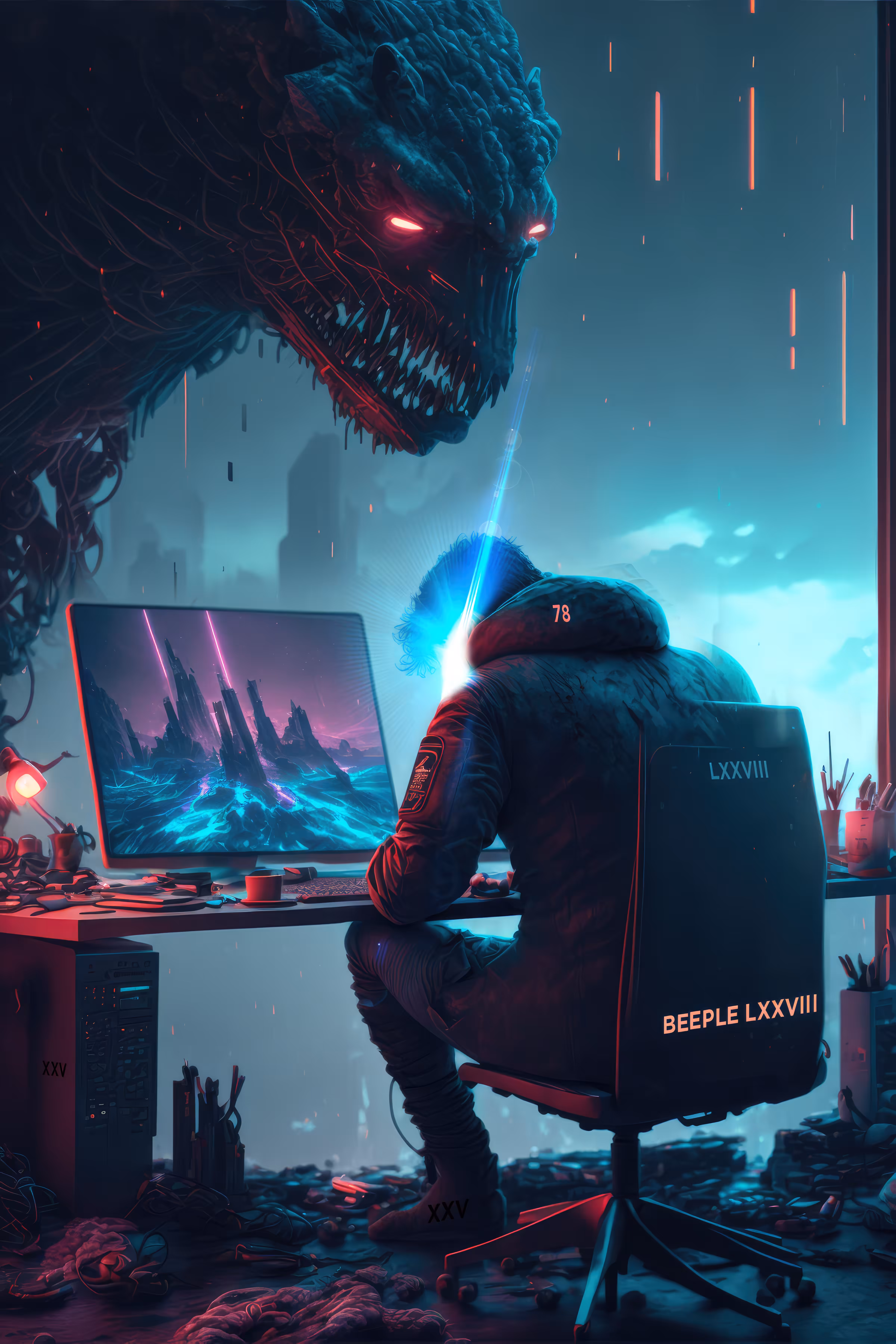 Beeple XXV: The Millionth Day: Beeple // Everydays: The 2nd-GODZILLIONTH DAY