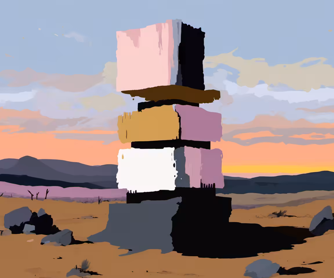 Painted Slabs #78
