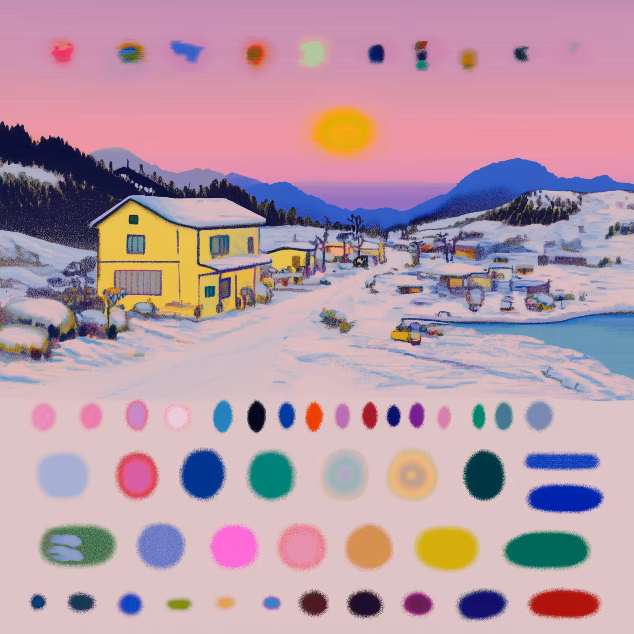 Snow Laden Illusions