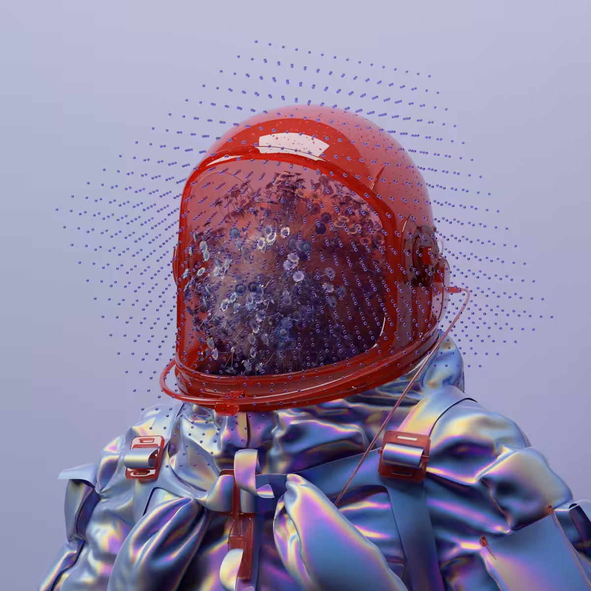Portrait photograph from space man No.11