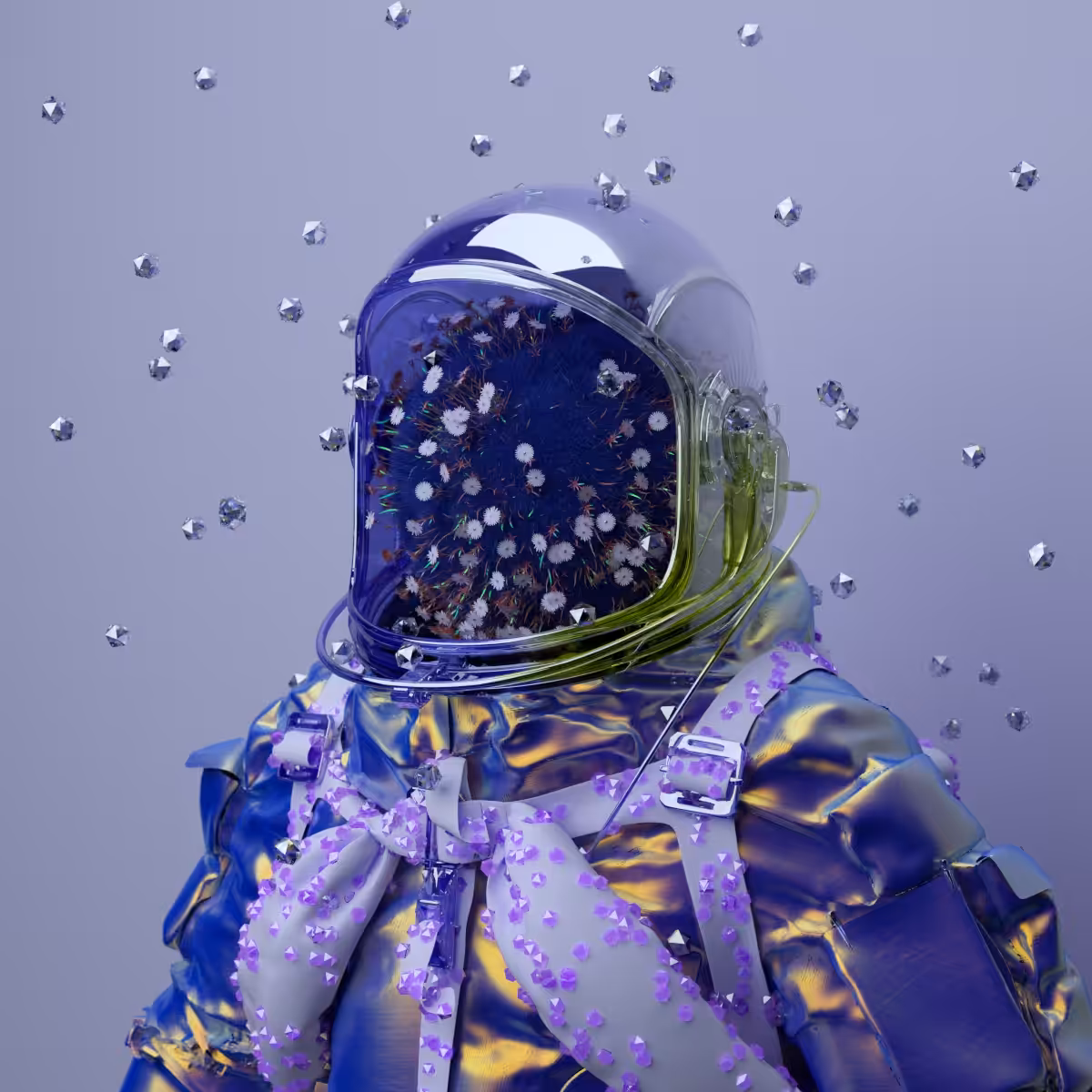 Portrait photograph from space man No.24