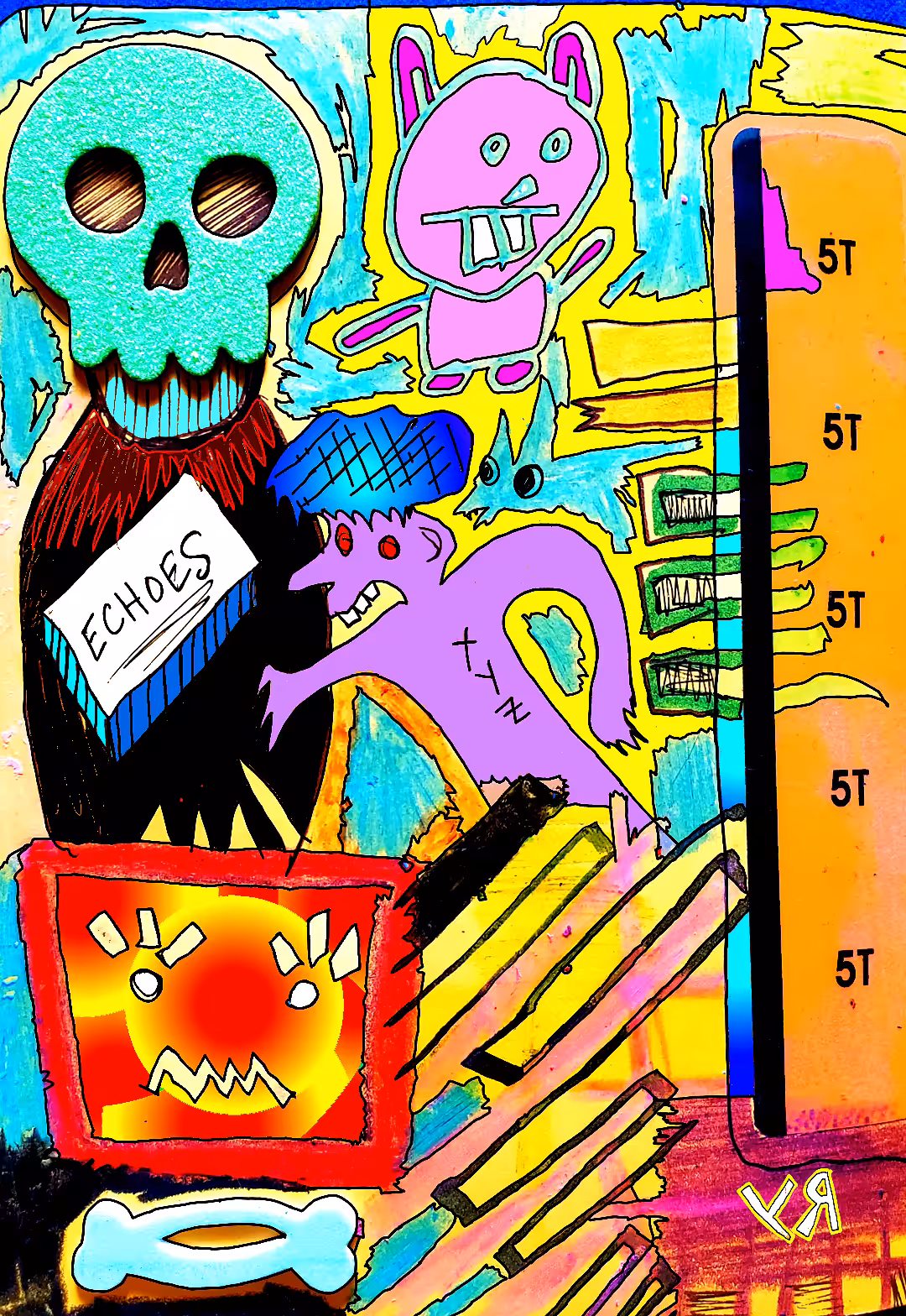 "Echoes XYZ" by Richard F. Yates (Holy Fool)
