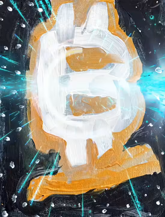 Bitcoin painting