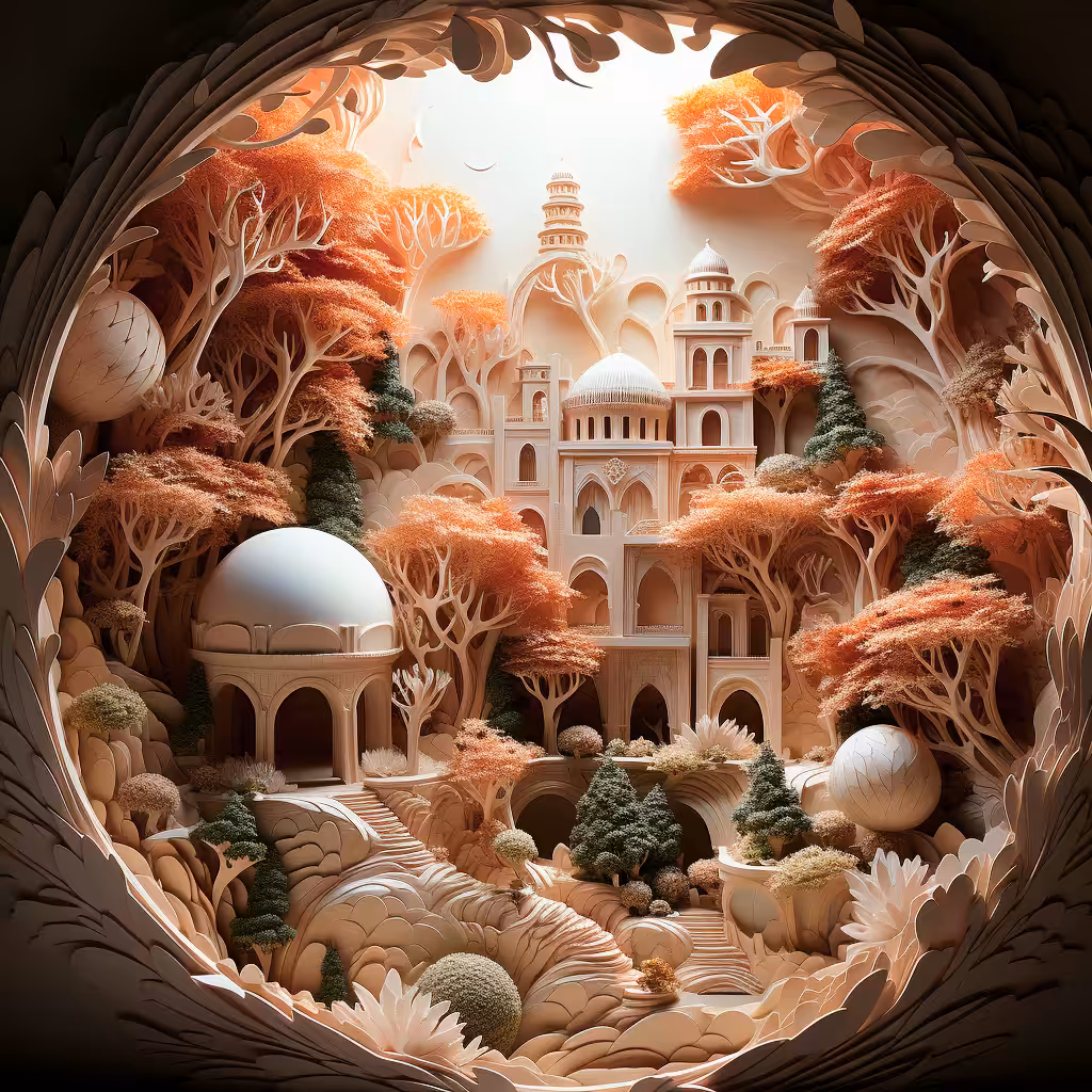 Paper Dreams: Paper Persian Palace