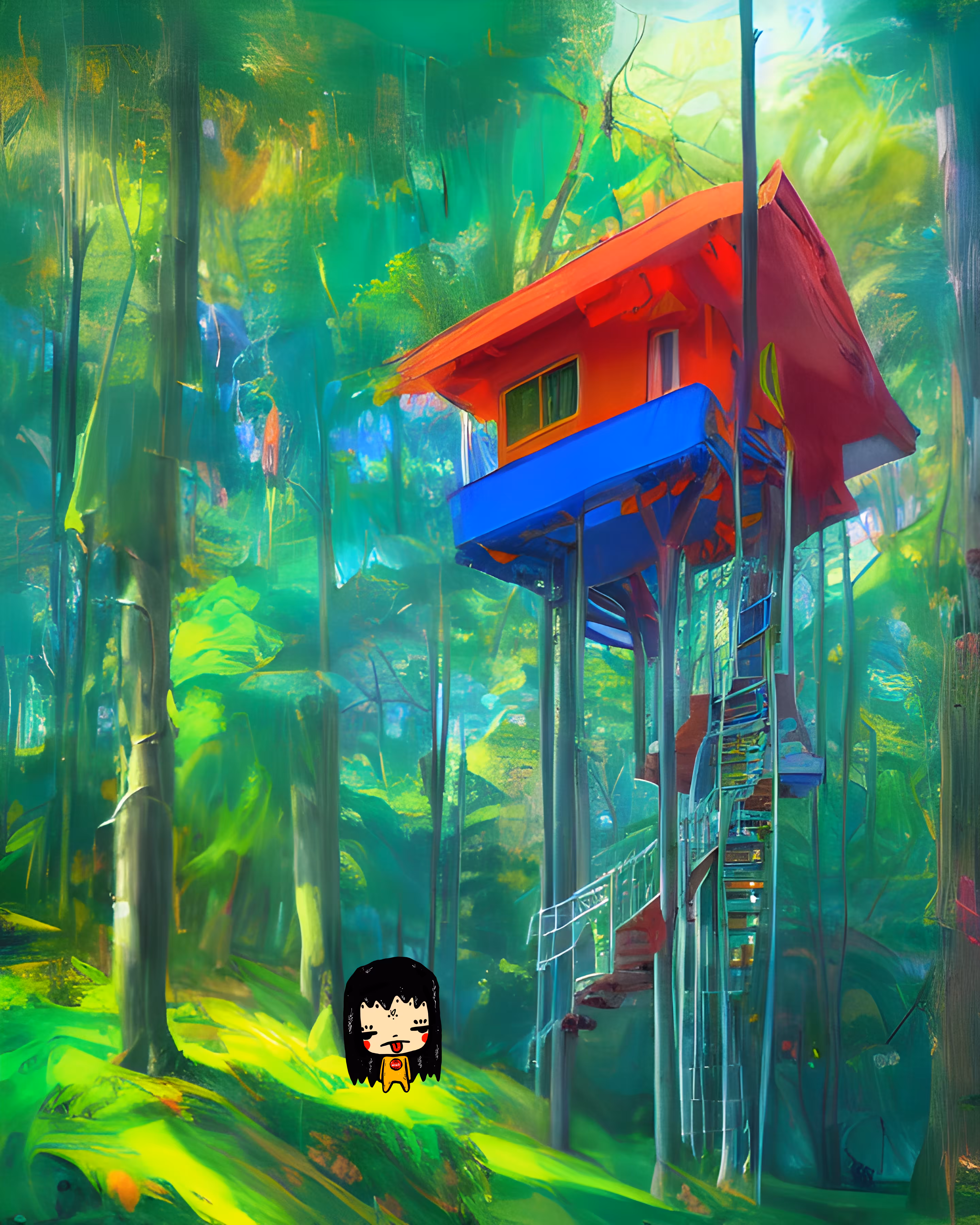 KIKU's TREEHOUSE 2022 KEEGAN X KIKU’S WORLD by SABET