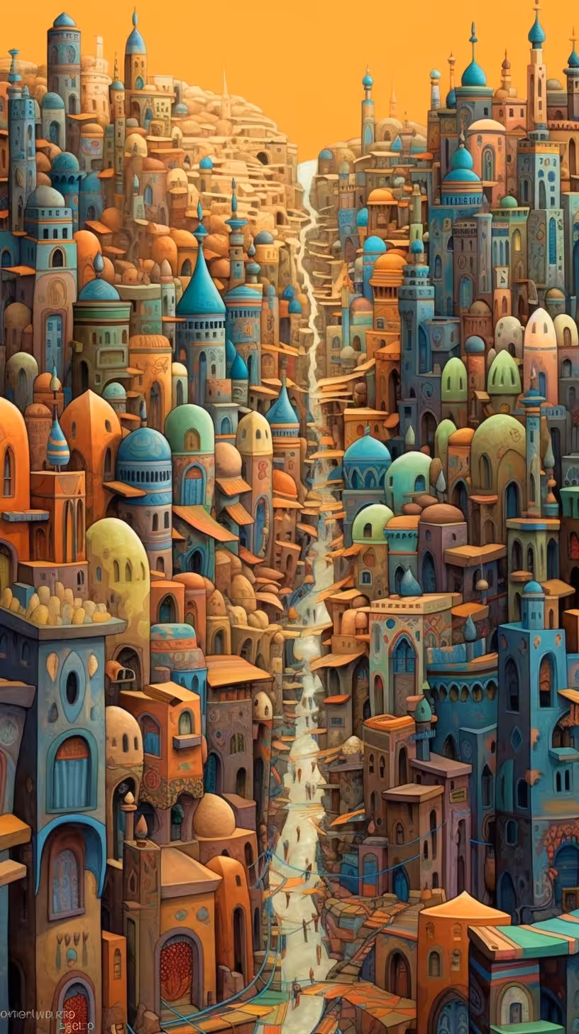 Happy Morrocan Town #3