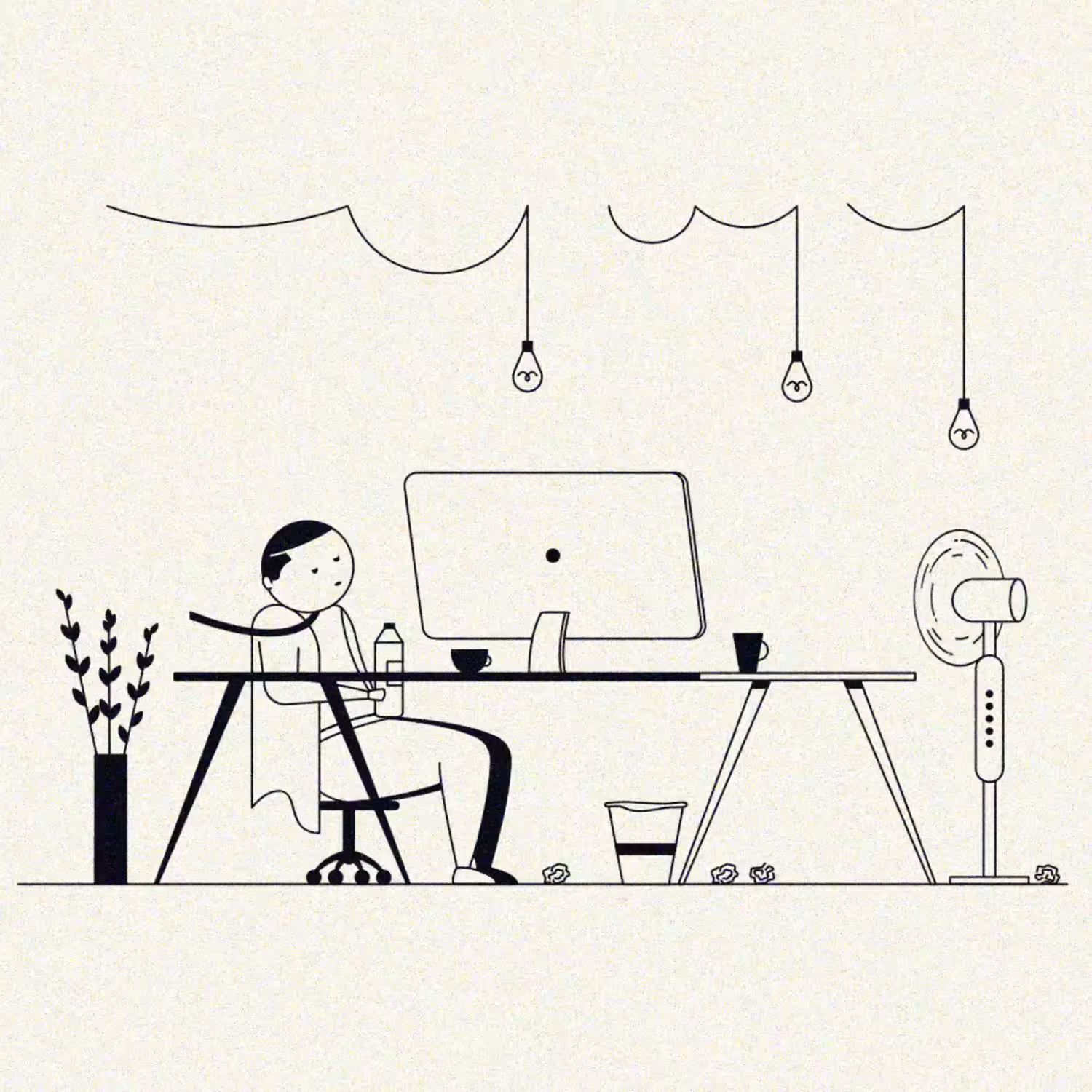 Office Guy #9 — Hot summer