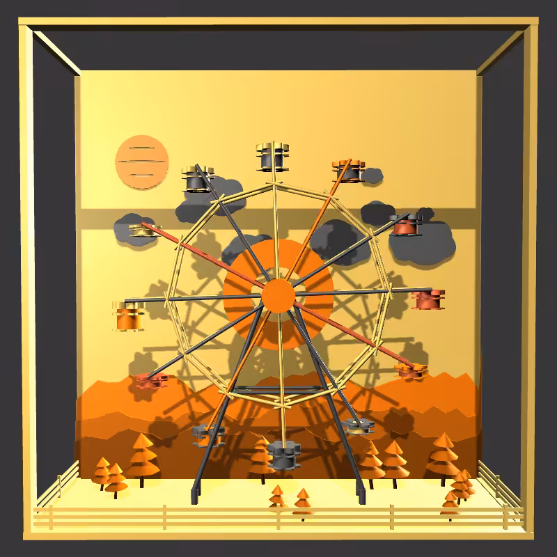 “Uncle Run” Fun Park: Ferris Wheel #36