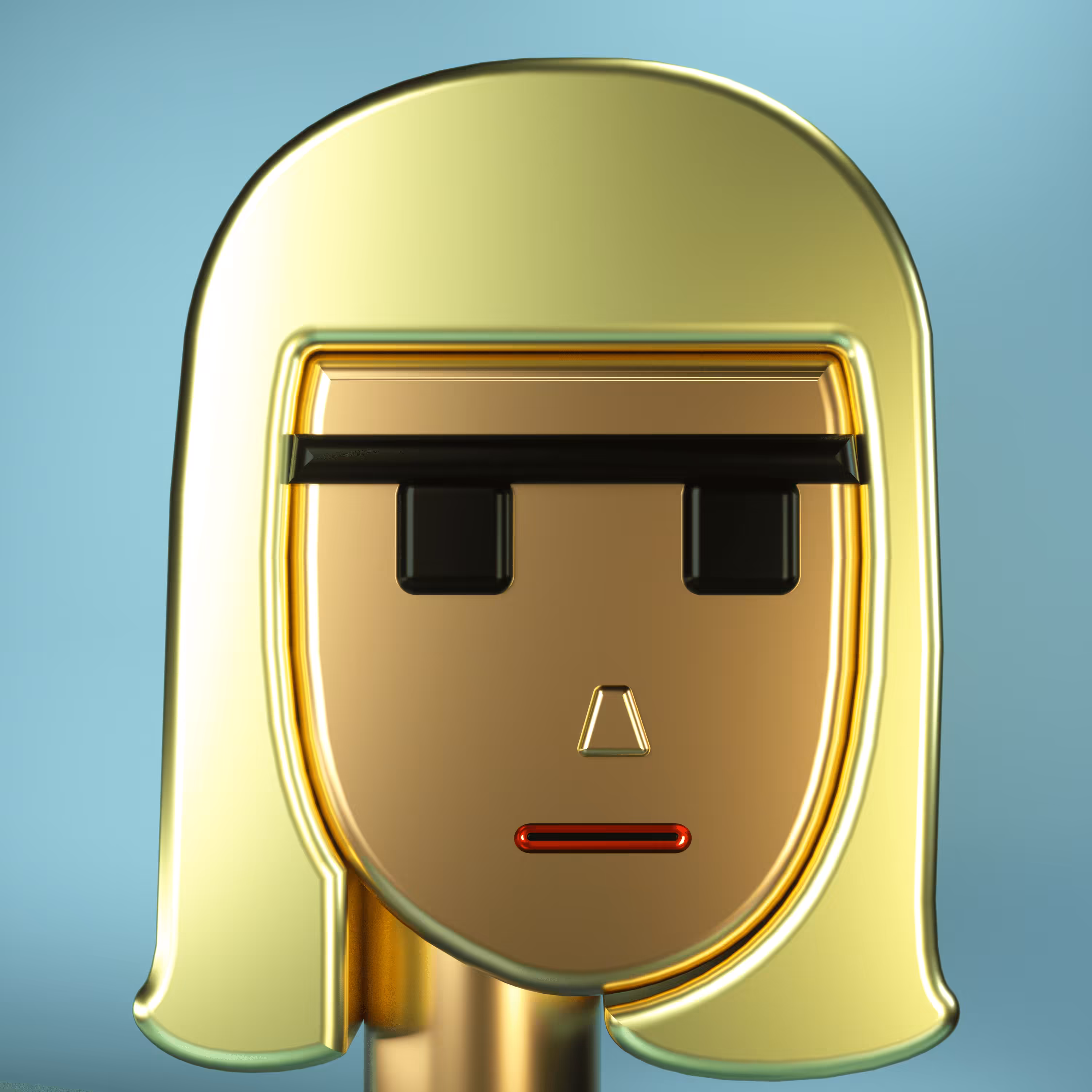 3D Chrome Punks: 3D Chrome Punk #0865