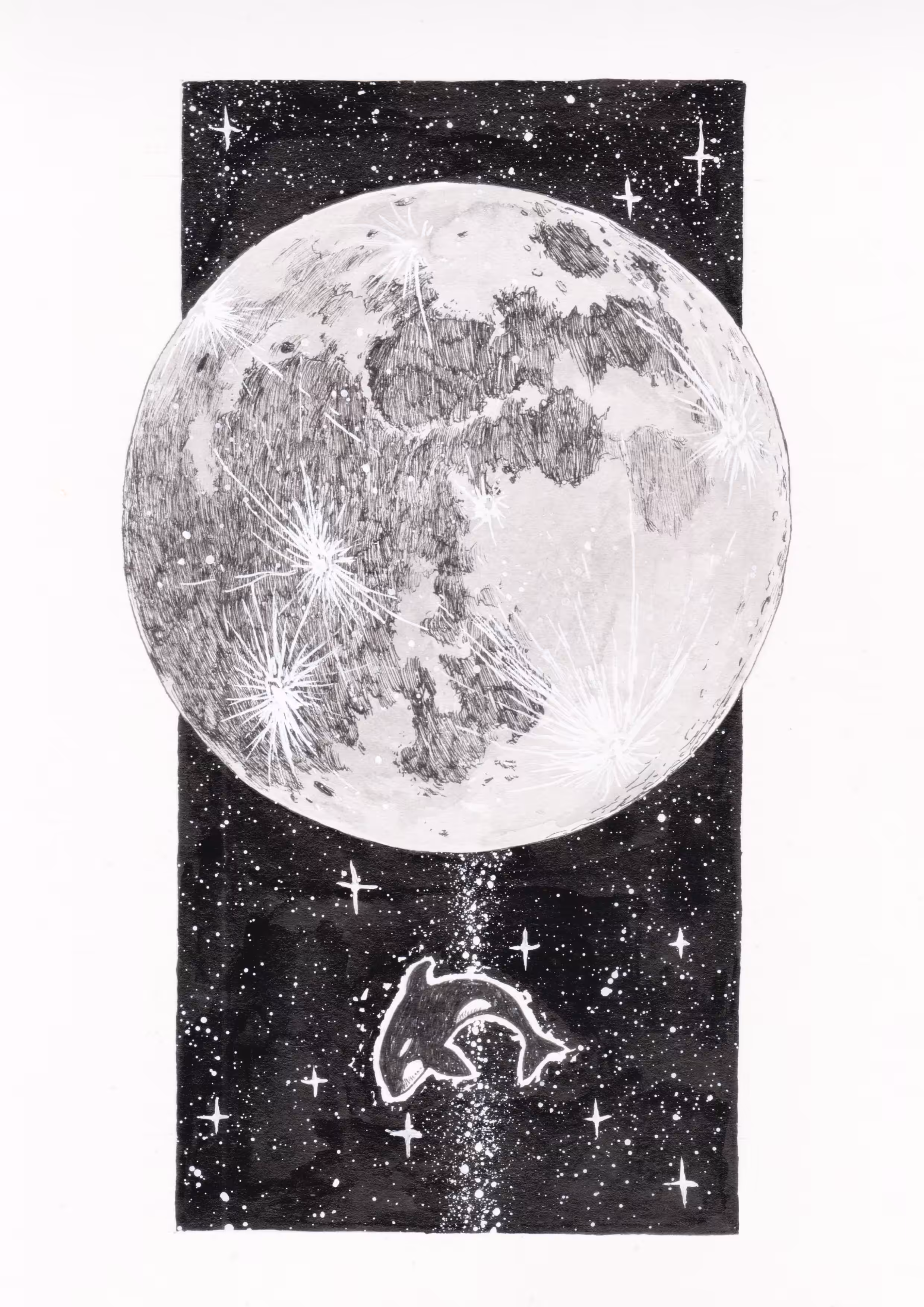 Orca and The Moon