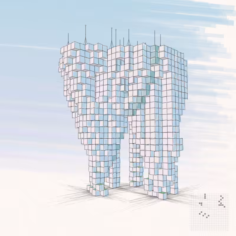 Cellular Skyscrapers #118