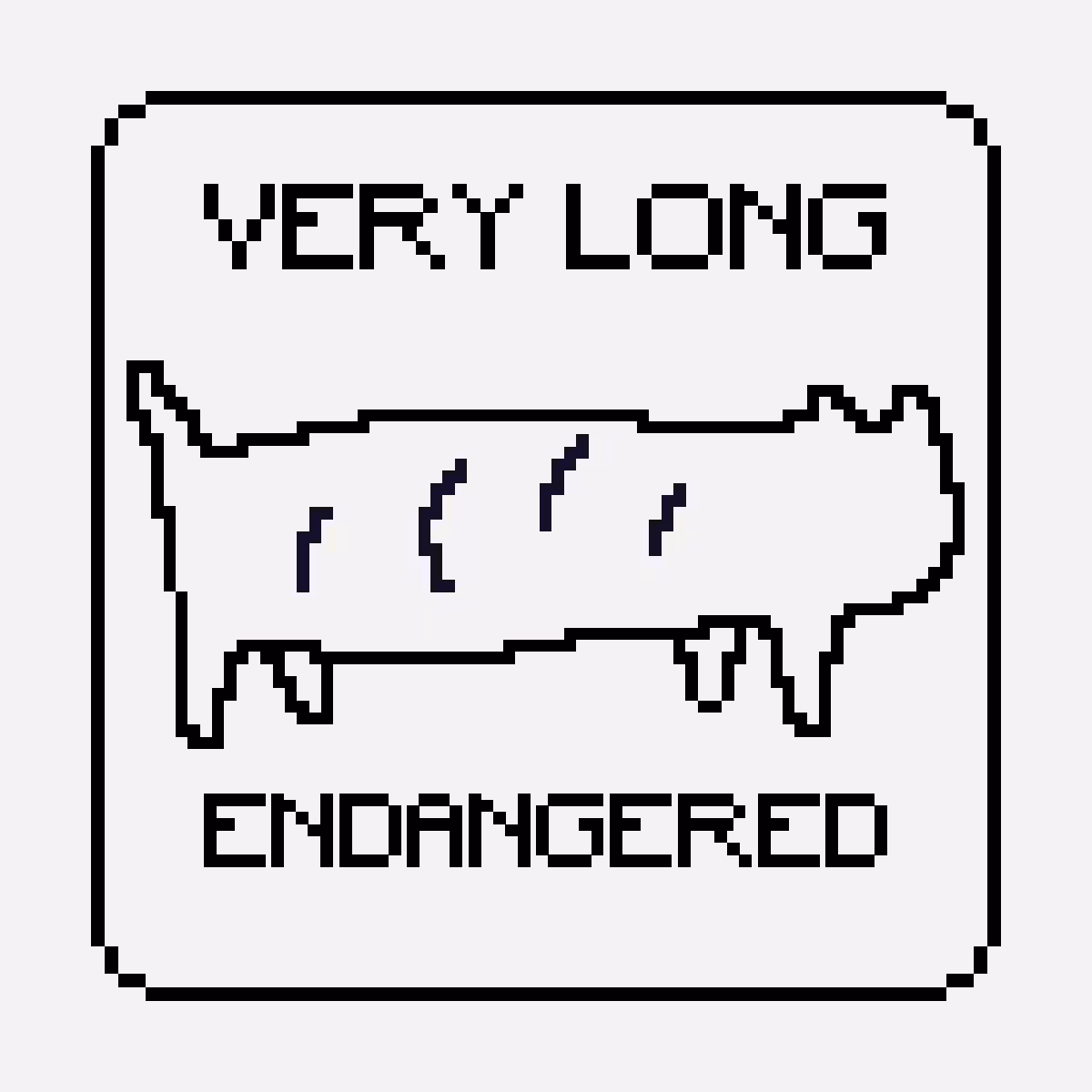 VERY LONG ENDANGERED CAT #11