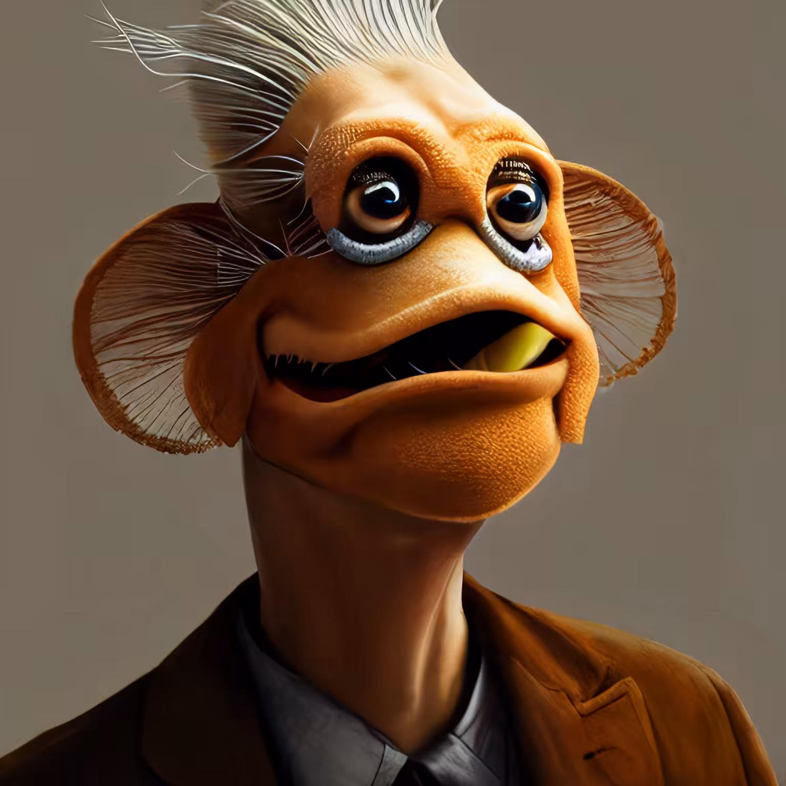 Adorable Furry Creature Collection: Furry Fish 0681
