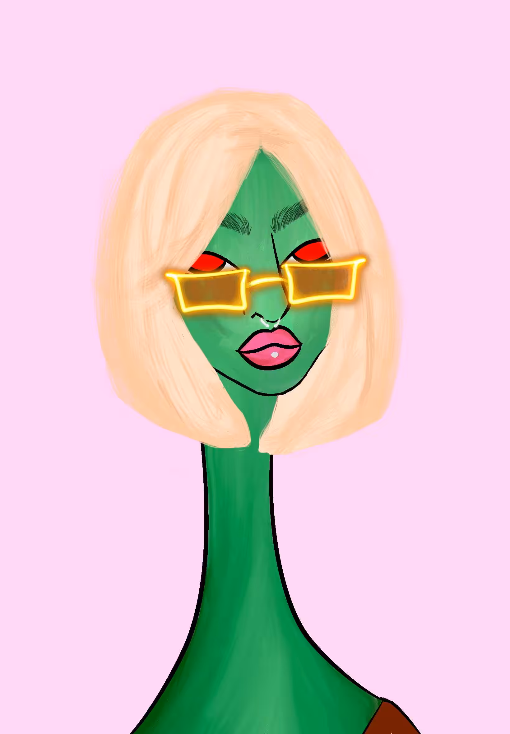 Long Neckie Ladies: Long Neckie Lady #385
